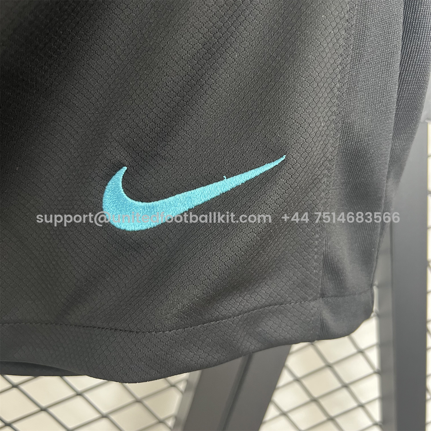 Unitedfootballkit.com | Inter Milan 25-26 Home Black Shorts - Fans Version -Customize Name, Number and Patch | Worldwide Shipping