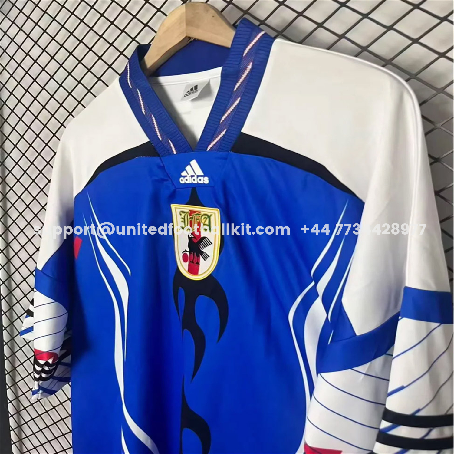 Unitedfootballkit.com | Japan 2026 Retro Style Blue Jersey - Fans Version -Customize Name, Number and Patch | Worldwide Shipping
