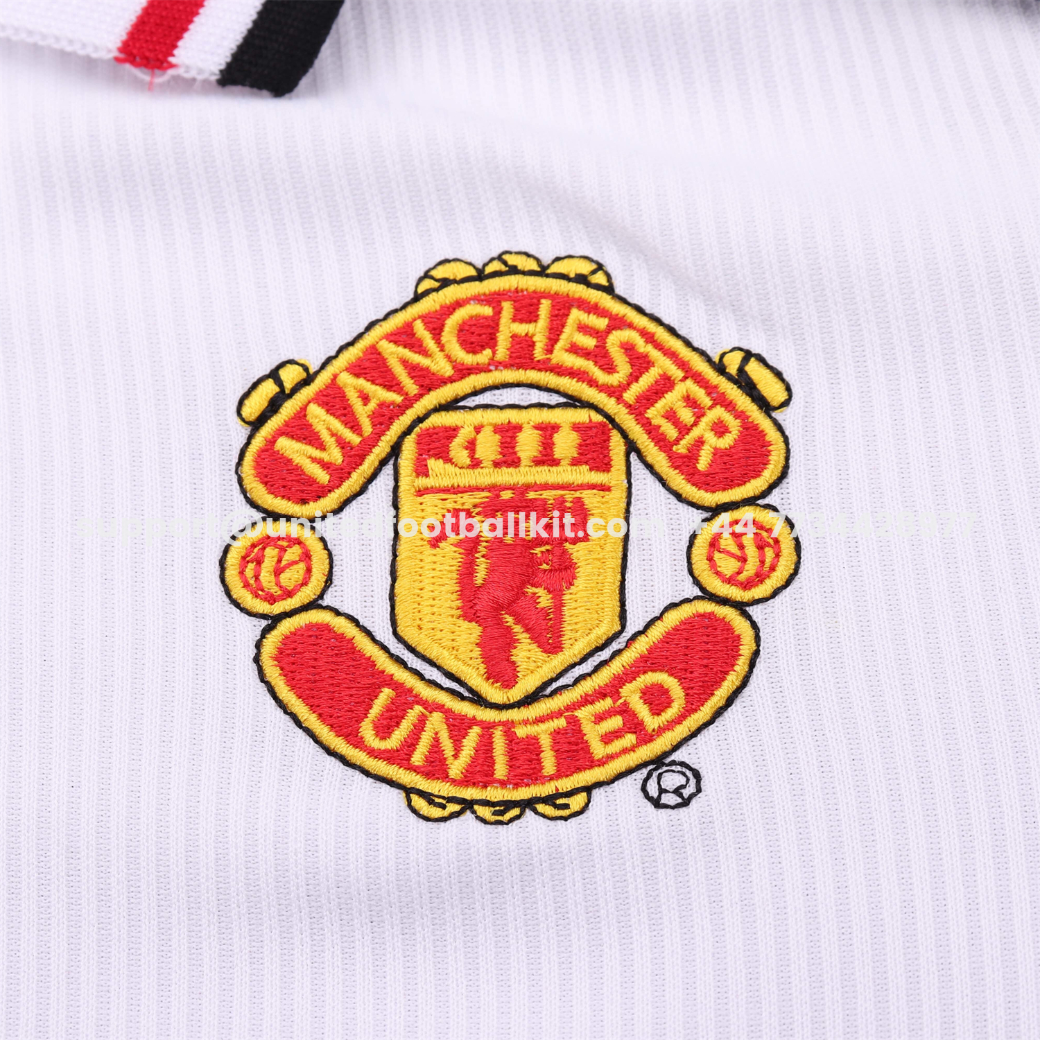 Unitedfootballkit.com | Retro Manchester United 1998-99 White Special Kids Kit -Customize Name, Number and Patch | Worldwide Shipping