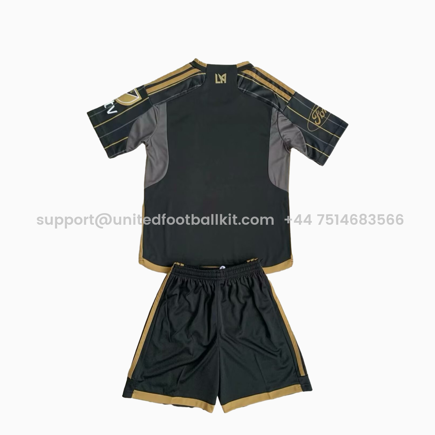 Unitedfootballkit.com | Los Angeles FC 2025 Home Men's Adult Jersey Set - Fans Version -Customize Name, Number and Patch | Worldwide Shipping
