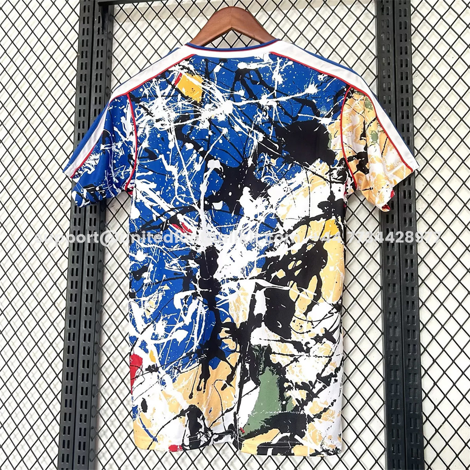 Unitedfootballkit.com | Manchester United 25-26 Stone Roses Special Jersey - Fans Version -Customize Name, Number and Patch | Worldwide Shipping