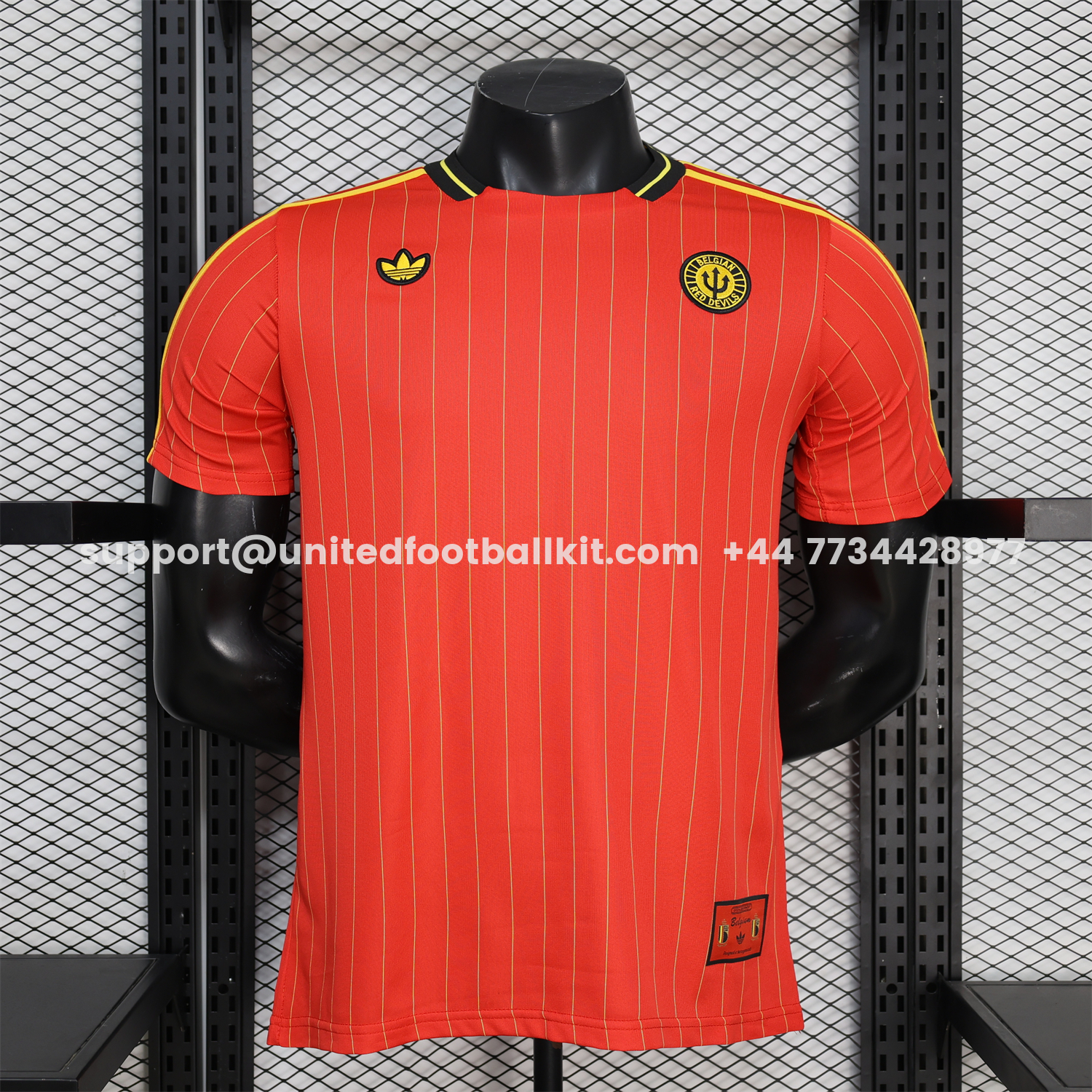 Unitedfootballkit.com | Belgium 2026 Terrace Icon Retro Casual Style Red Jersey - Player Version -Customize Name, Number and Patch | Worldwide Shipping