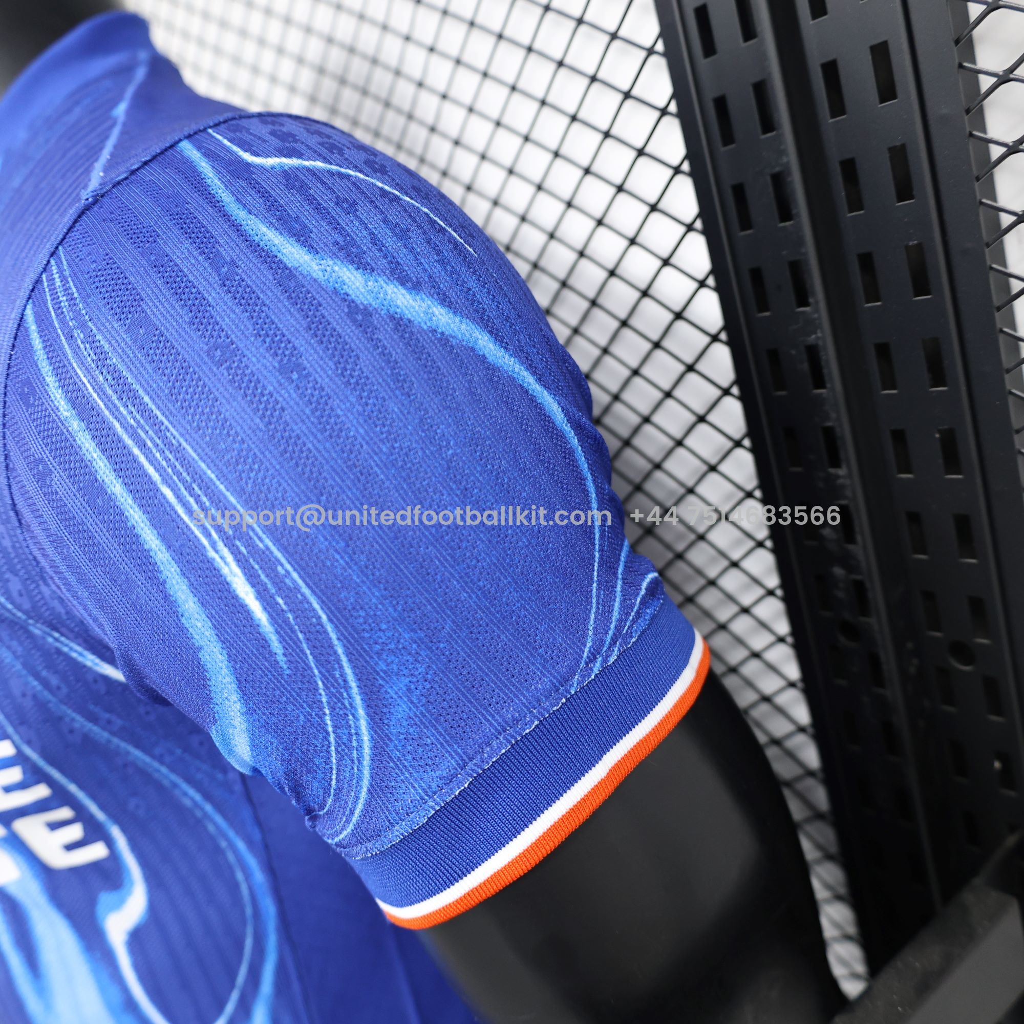 Unitedfootballkit.com | C.H.E.L.S.E.A 24-25 Home Stadium Jersey With Chest Advertisement - Player Version -Customize Name, Number and Patch | Worldwide Shipping