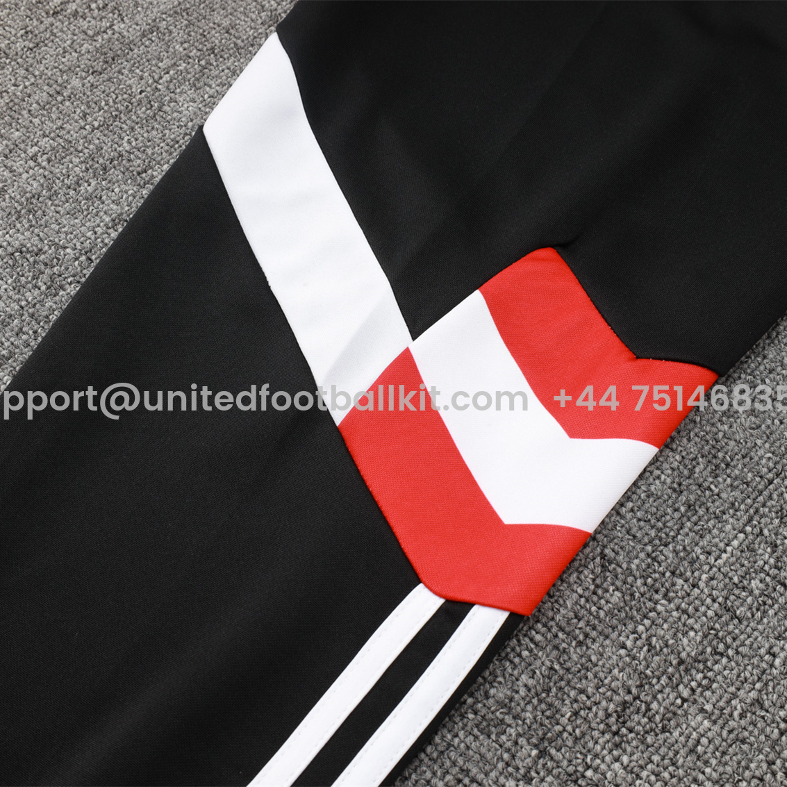 Unitedfootballkit.com | Manchester United 24-25 Originals LFSTLR Jacket Training Tracksuit - Black -Customize Name, Number and Patch | Worldwide Shipping