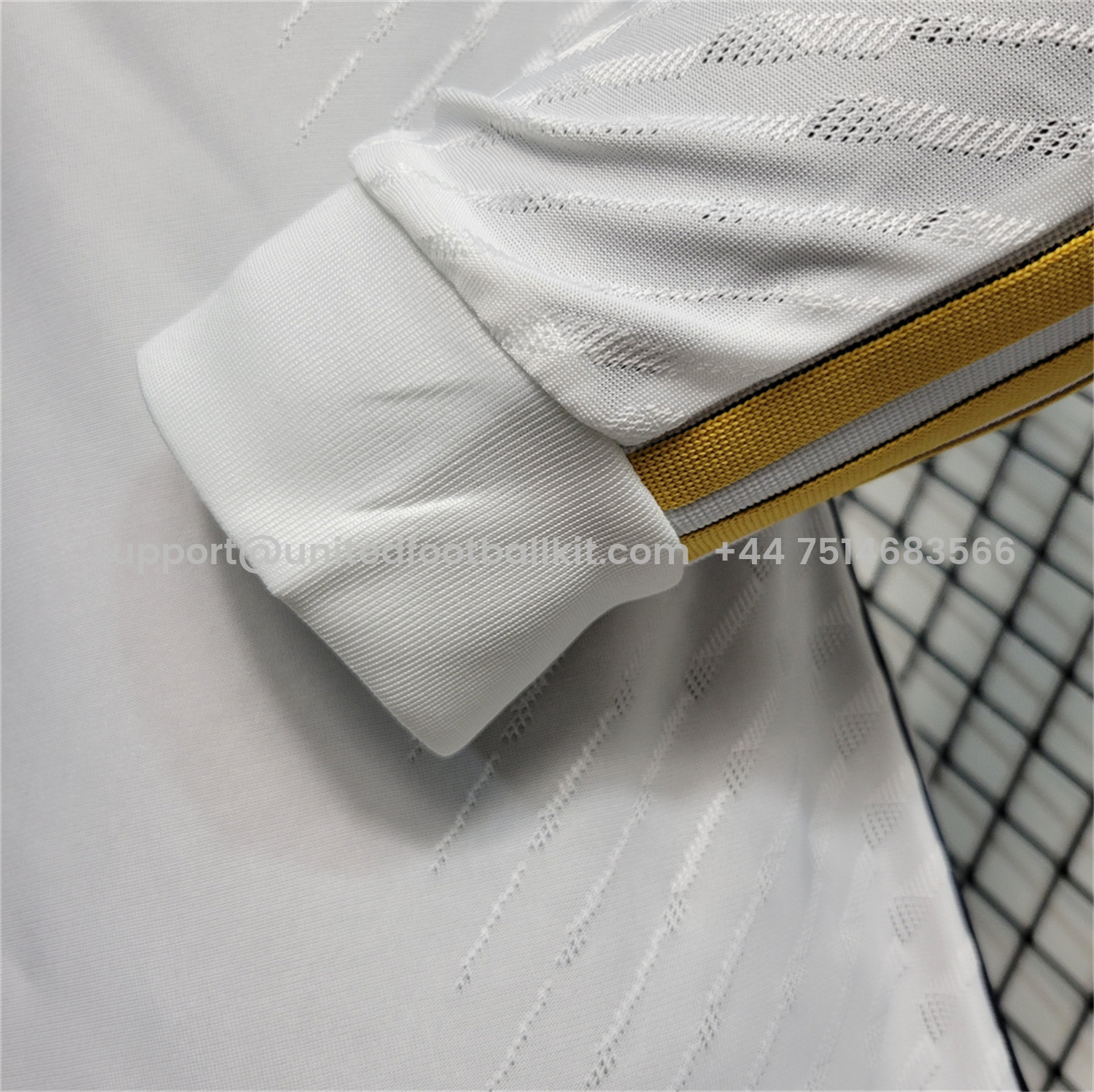 Unitedfootballkit.com | Retro Real Madrid 2023-24 Home Long Sleeves Jersey - Player Version -Customize Name, Number and Patch | Worldwide Shipping