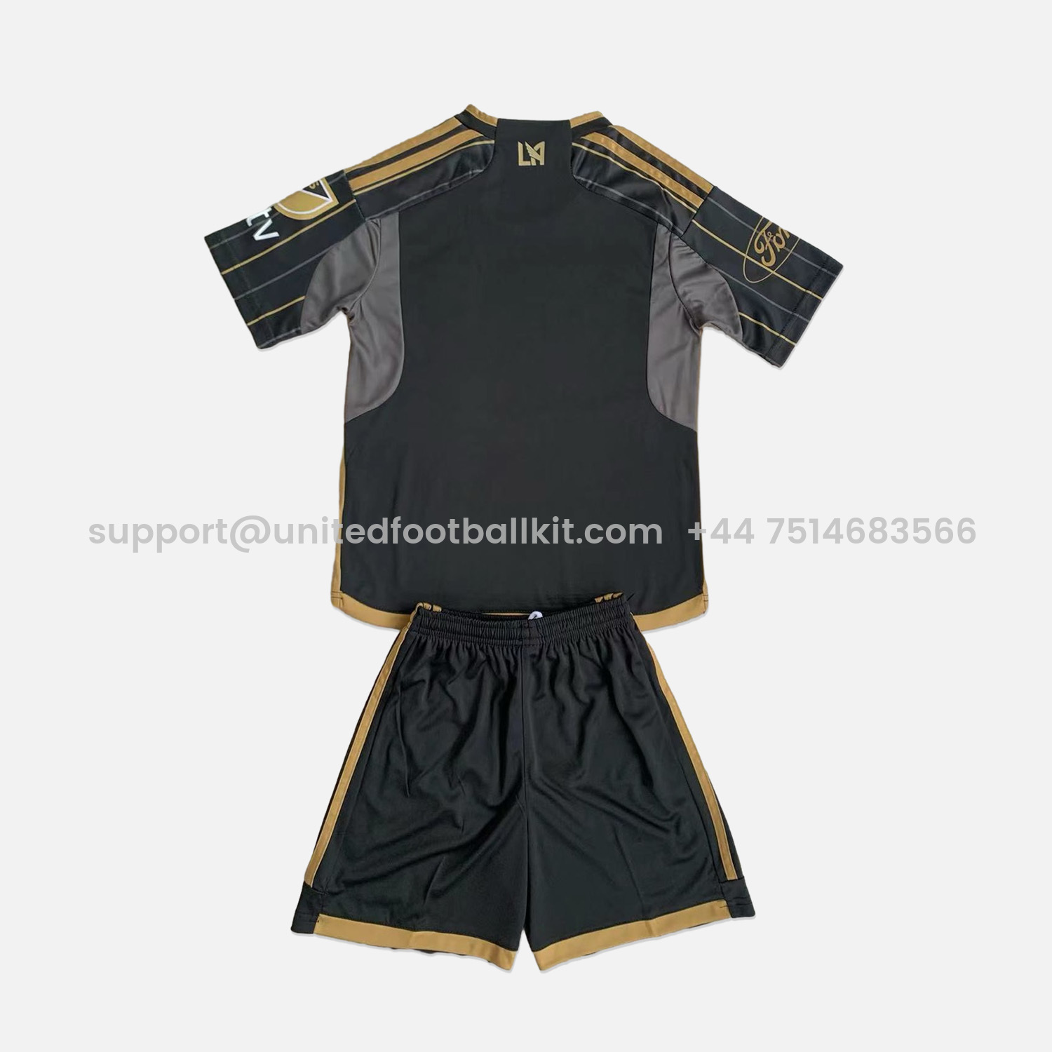 Unitedfootballkit.com | Los Angeles FC 2024 Home Men's Adult Jersey Set - Fans Version -Customize Name, Number and Patch | Worldwide Shipping