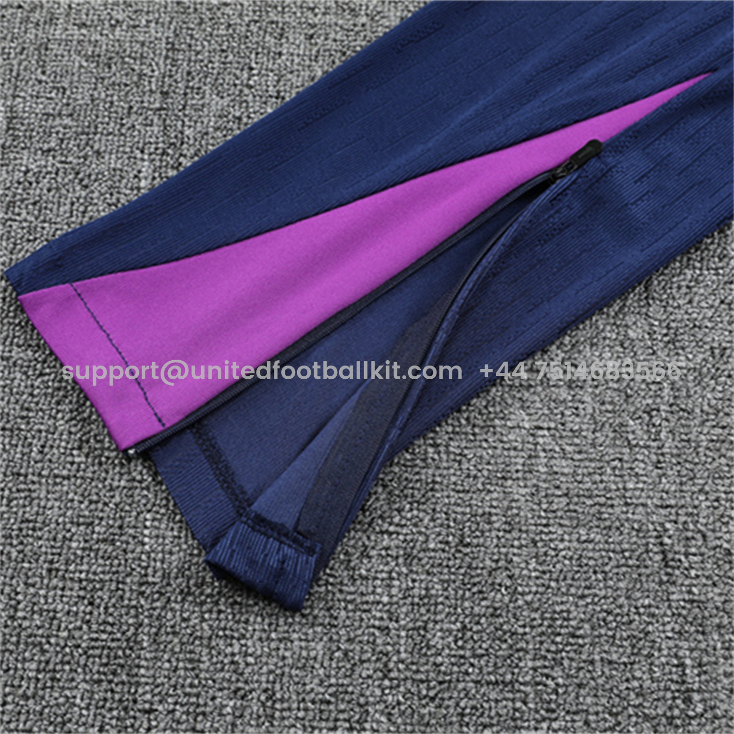 Unitedfootballkit.com | Barcelona 25-26 Long Sleeves Training Set - Royal Blue top & Royal Blue Pants -Customize Name, Number and Patch | Worldwide Shipping