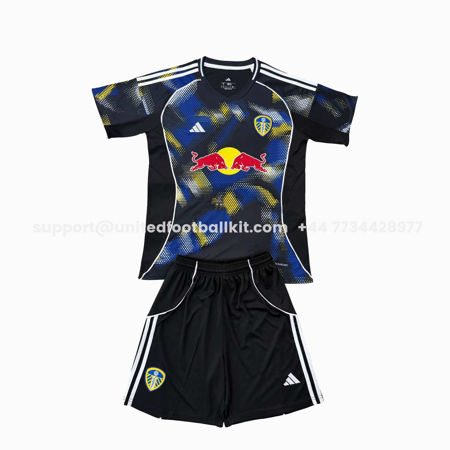 Unitedfootballkit.com | Leeds United 25-26 Third Men's Adult Jersey Set - Fans Version -Customize Name, Number and Patch | Worldwide Shipping