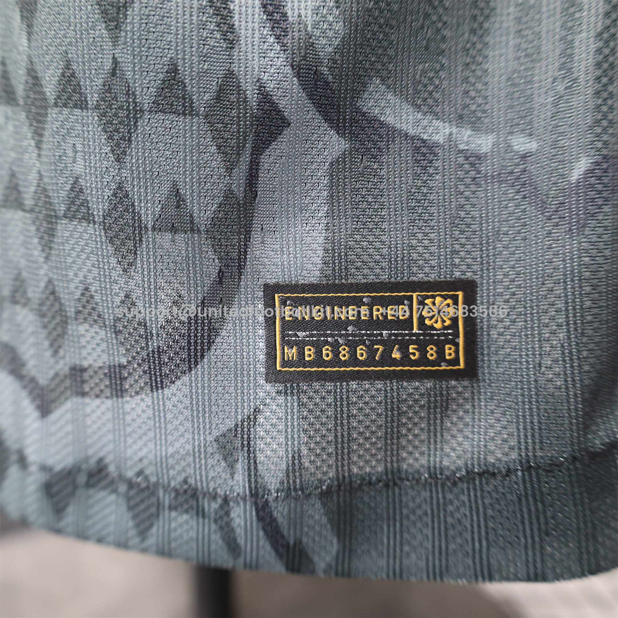 Unitedfootballkit.com | Barcelona 24-25 Gray Scales Texture Special Edition Jersey - Player Version -Customize Name, Number and Patch | Worldwide Shipping