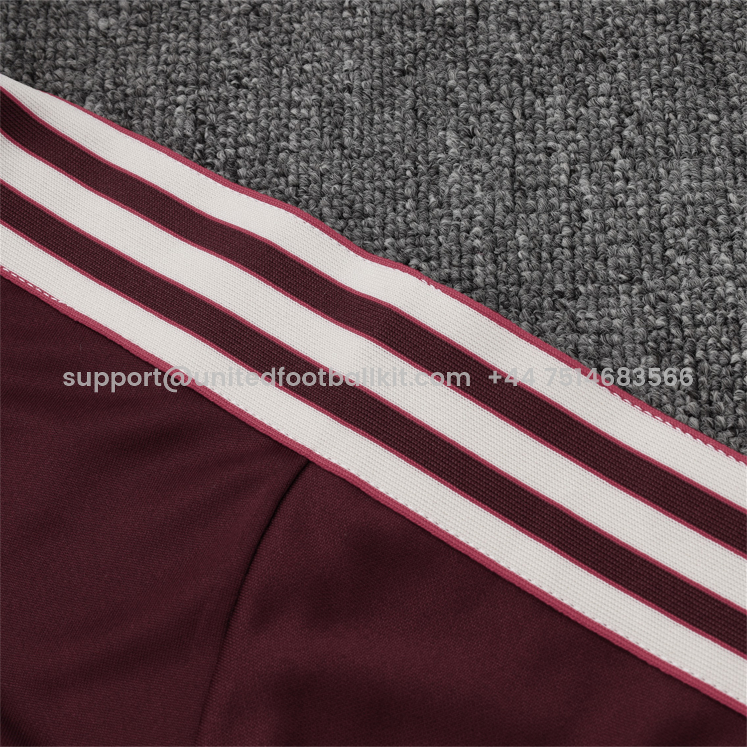 Unitedfootballkit.com | Bayern Munich 25-26 Throwback Trefoil Long Sleeves Training Set - Deep Red -Customize Name, Number and Patch | Worldwide Shipping