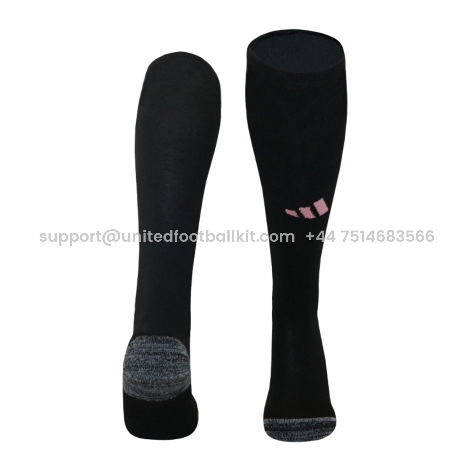 Unitedfootballkit.com | INT M.A.M 25-26 Away Socks - Black -Customize Name, Number and Patch | Worldwide Shipping