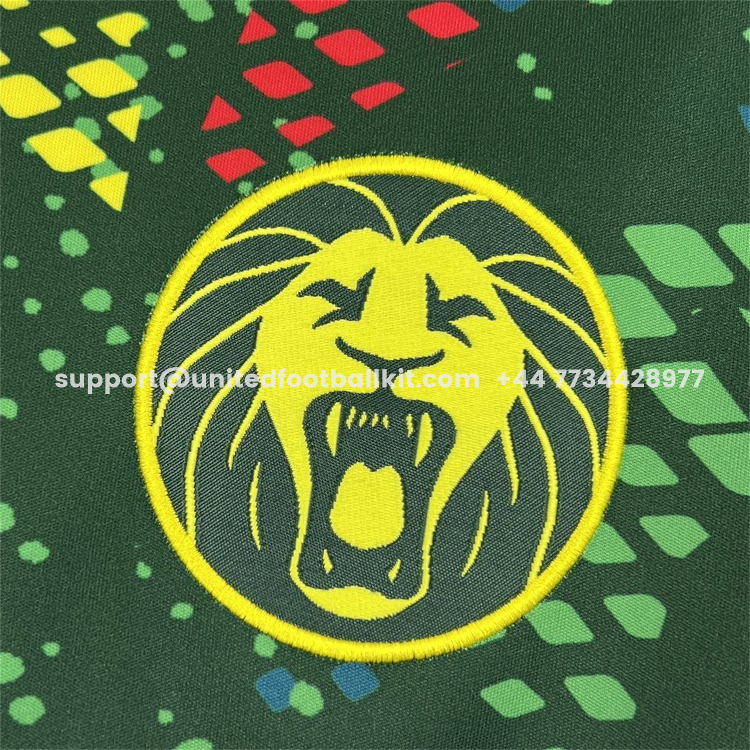 Unitedfootballkit.com | Cameroon 2026 Home Green Jersey - Fans Version -Customize Name, Number and Patch | Worldwide Shipping