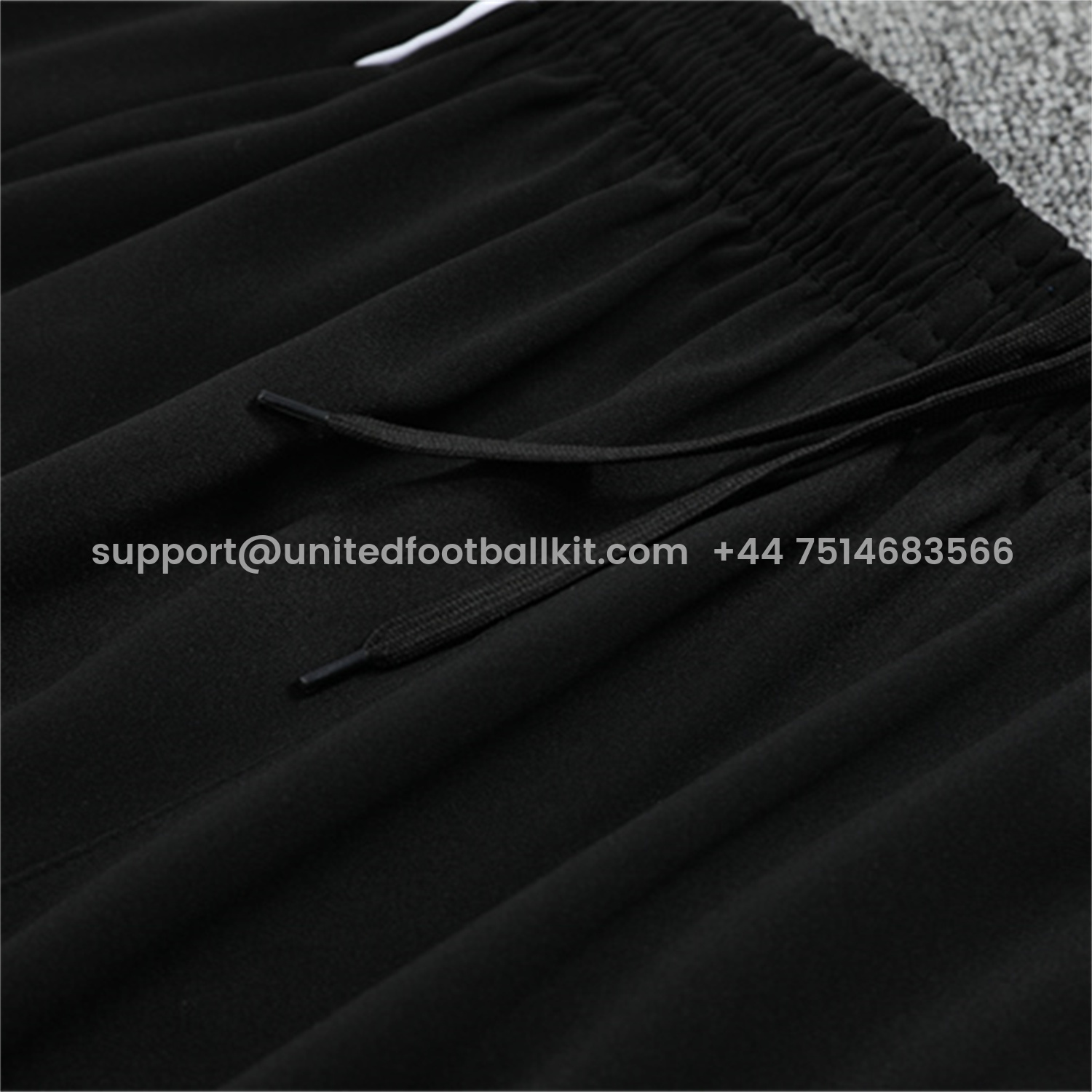 Unitedfootballkit.com | INT M.A.M 25-26 Kid Long Sleeves Training Set - White Top & Black Pants -Customize Name, Number and Patch | Worldwide Shipping