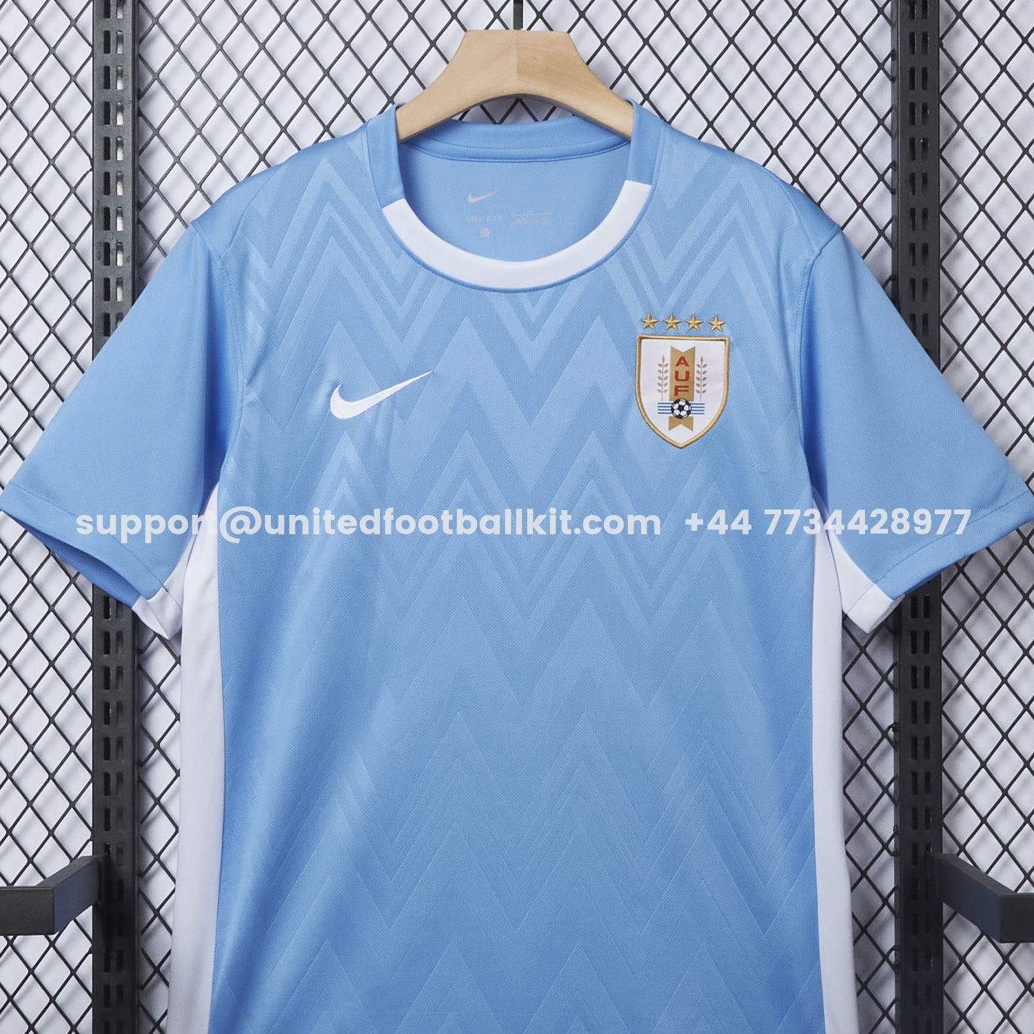 Unitedfootballkit.com | Uruguay 25-26 Home Jersey - Fans Version -Customize Name, Number and Patch | Worldwide Shipping