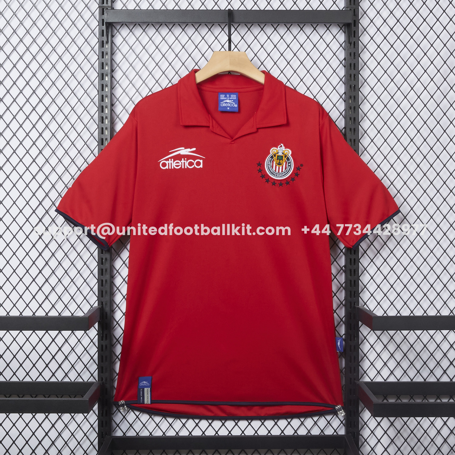 Unitedfootballkit.com | Retro Chivas de Guadalajara 2003-04 Third Red Jersey -Customize Name, Number and Patch | Worldwide Shipping
