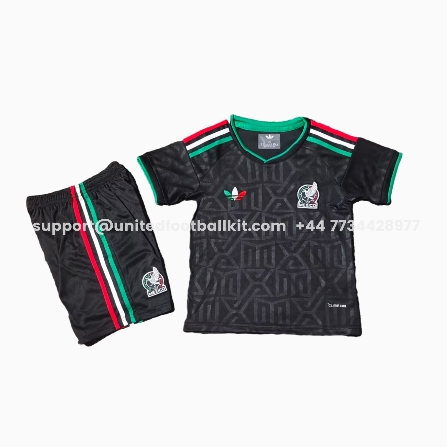 Unitedfootballkit.com | Mexico 2026 Third Kids Kit -Customize Name, Number and Patch | Worldwide Shipping