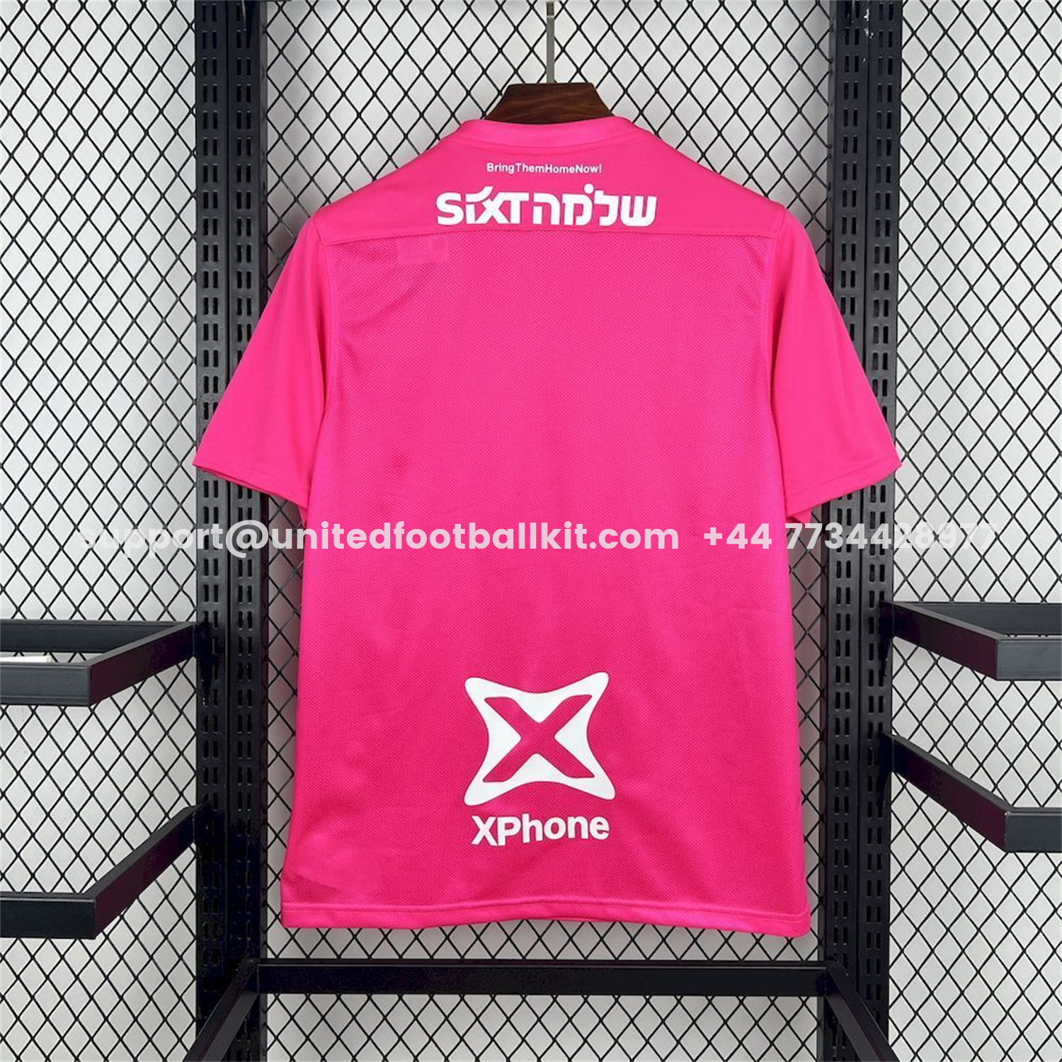 Unitedfootballkit.com | Hapoel Beer-Sheva 25-26 Pink Special Jersey - Fans Version -Customize Name, Number and Patch | Worldwide Shipping