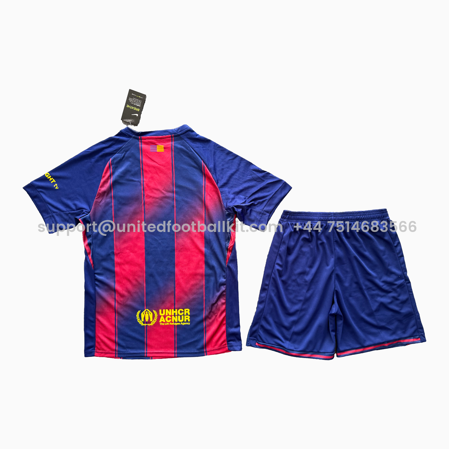 Unitedfootballkit.com | Barcelona 25-26 Home Men's Adult Jersey Set - Fans Version -Customize Name, Number and Patch | Worldwide Shipping