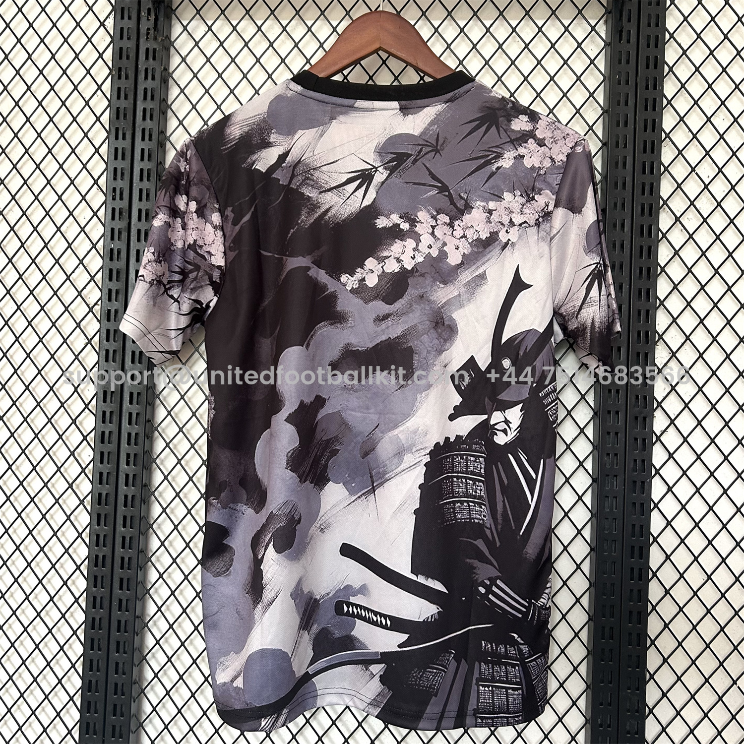 Unitedfootballkit.com | Japan 25-26 Black Samurai Under The Cherry Tree Special Jersey - Fans Version -Customize Name, Number and Patch | Worldwide Shipping