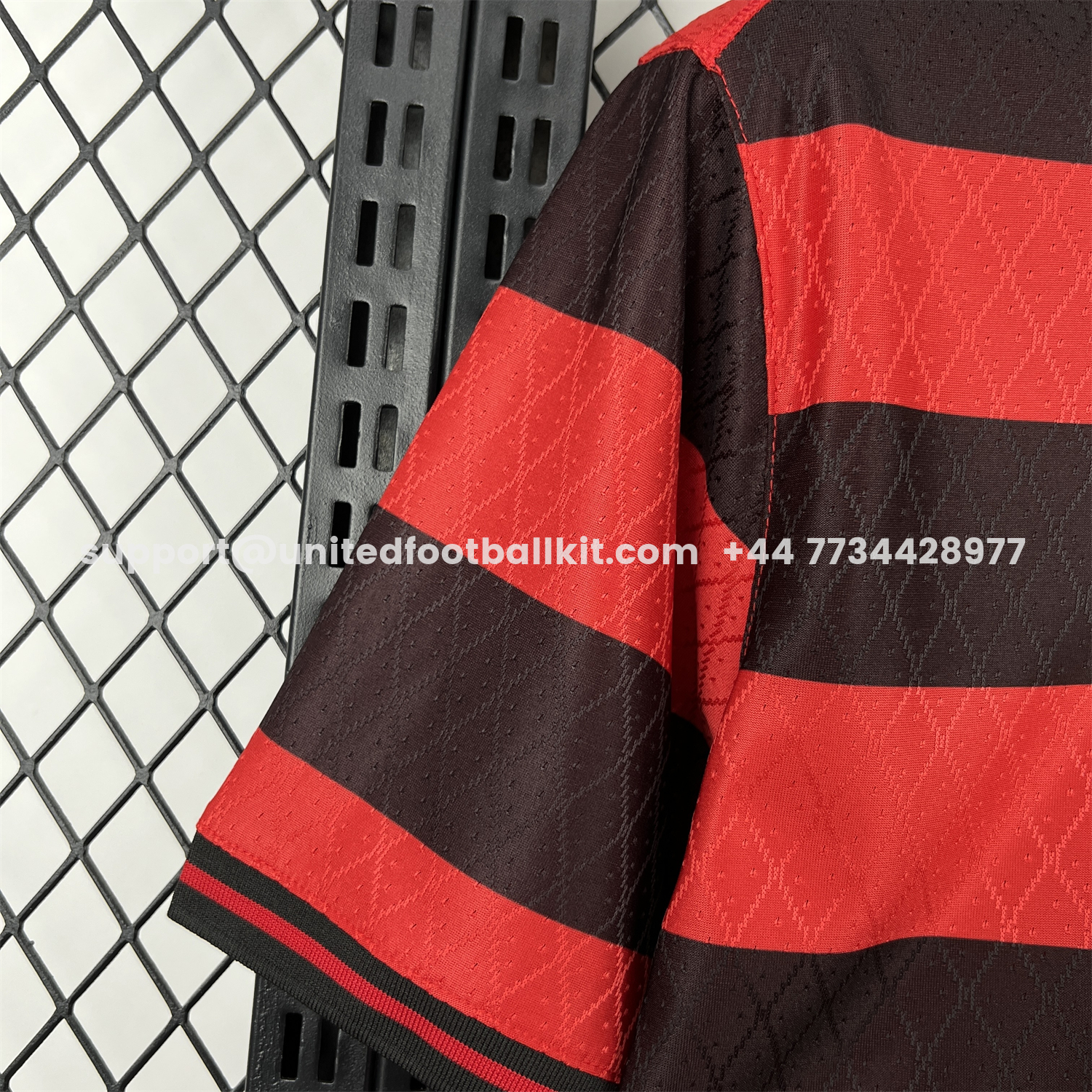 Unitedfootballkit.com | Flamengo 26-27 Red And Black Pre-Match Jersey - Fans Version -Customize Name, Number and Patch | Worldwide Shipping