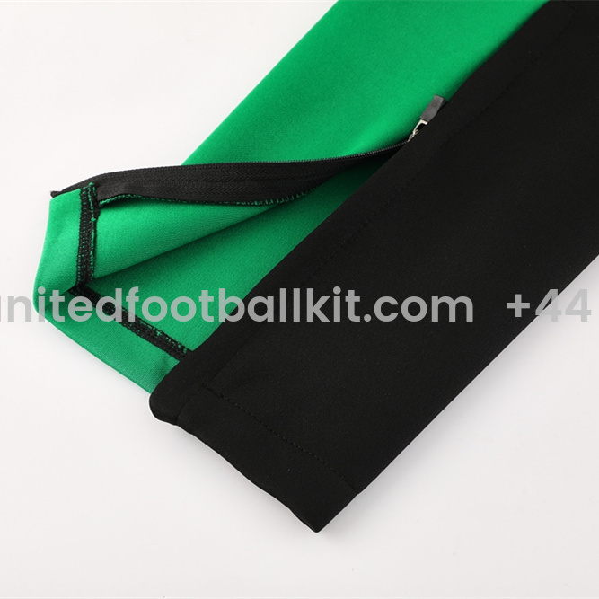 Unitedfootballkit.com | Arsenal 24-25 Jacket Training Tracksuit - Green Top and Black Pants -Customize Name, Number and Patch | Worldwide Shipping