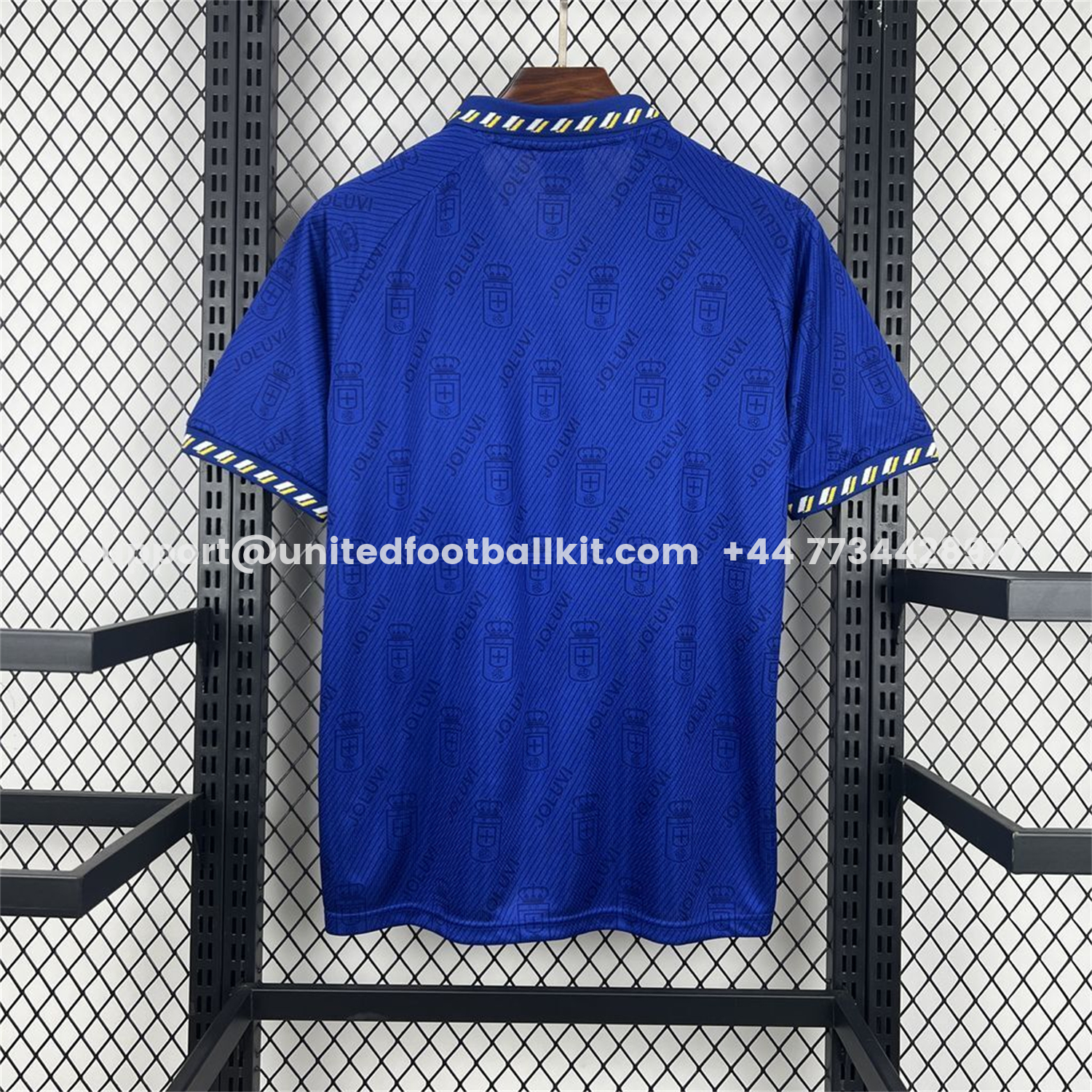 Unitedfootballkit.com | Retro Real Oviedo 1995-96 Home Jersey -Customize Name, Number and Patch | Worldwide Shipping