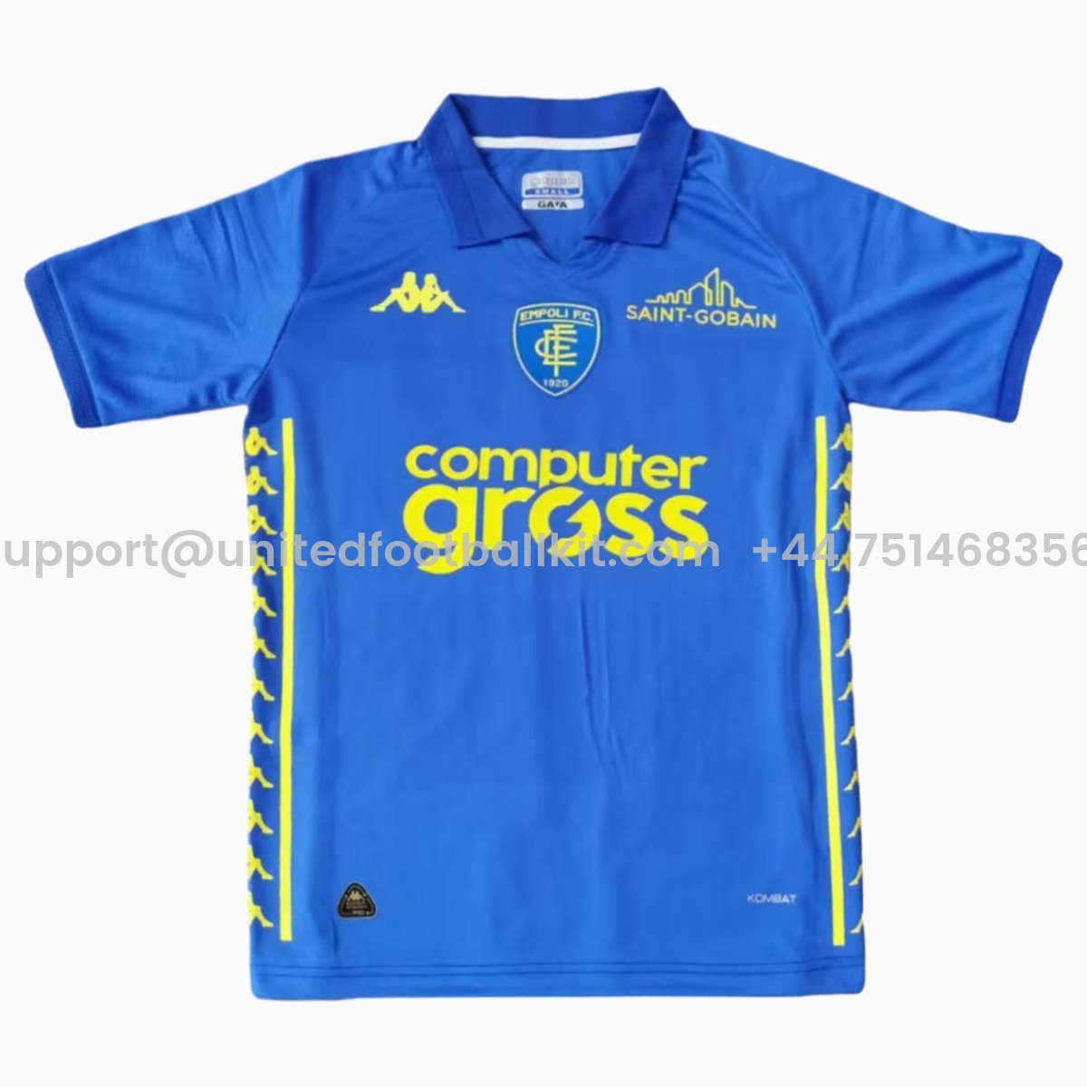 Unitedfootballkit.com | Empoli 24-25 Home Jersey - Fans Version -Customize Name, Number and Patch | Worldwide Shipping