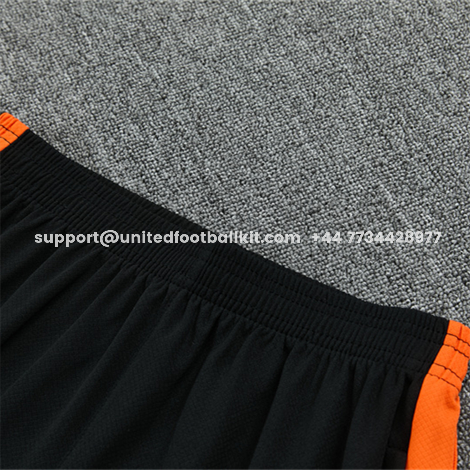 Unitedfootballkit.com | Netherlands 2026 Short-Sleeve Training Set - White With Orange Top & Black With Orange Pants -Customize Name, Number and Patch | Worldwide Shipping