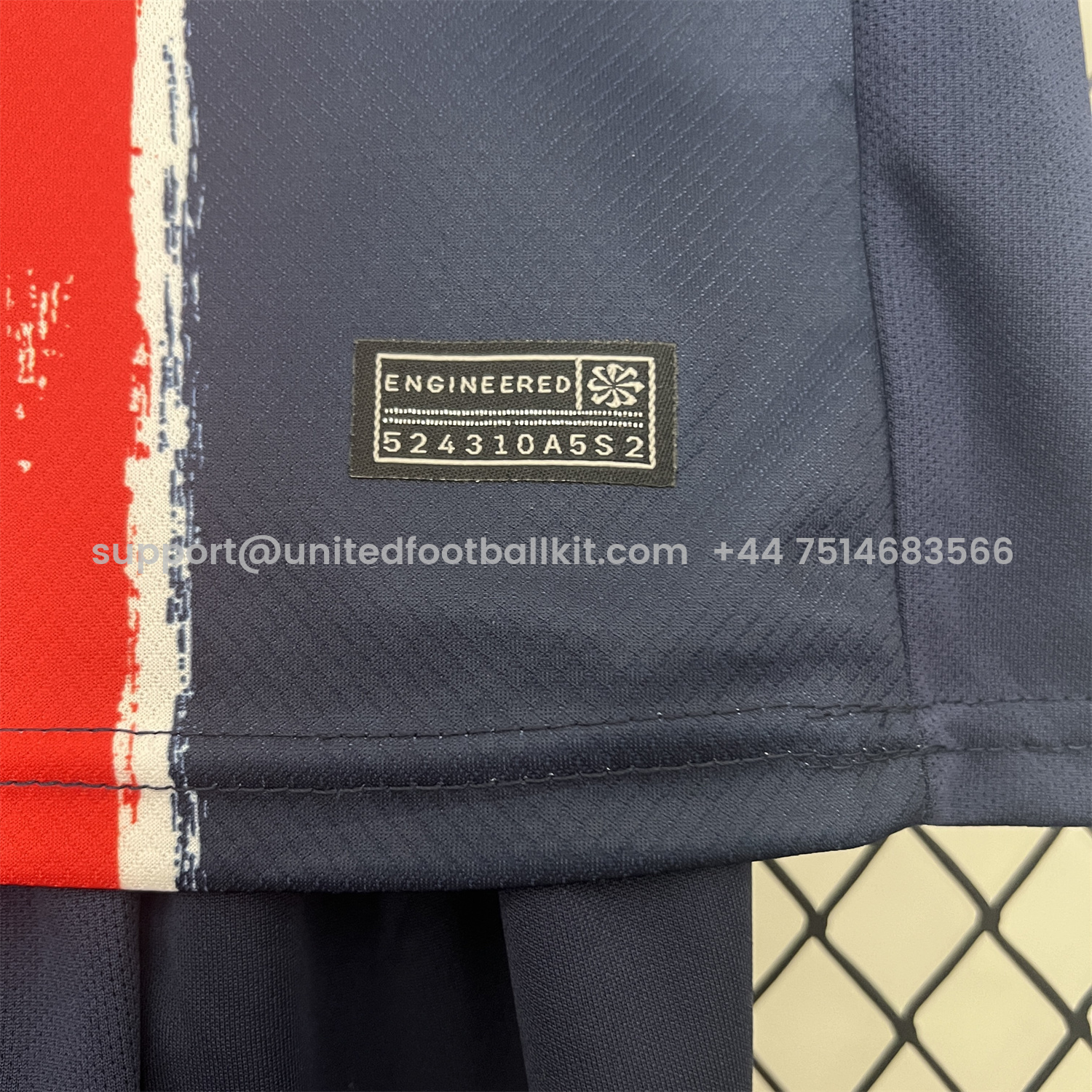 Unitedfootballkit.com | Paris Saint-Germain PSG 24-25 Champions League Final Home Kids Kit -Customize Name, Number and Patch | Worldwide Shipping