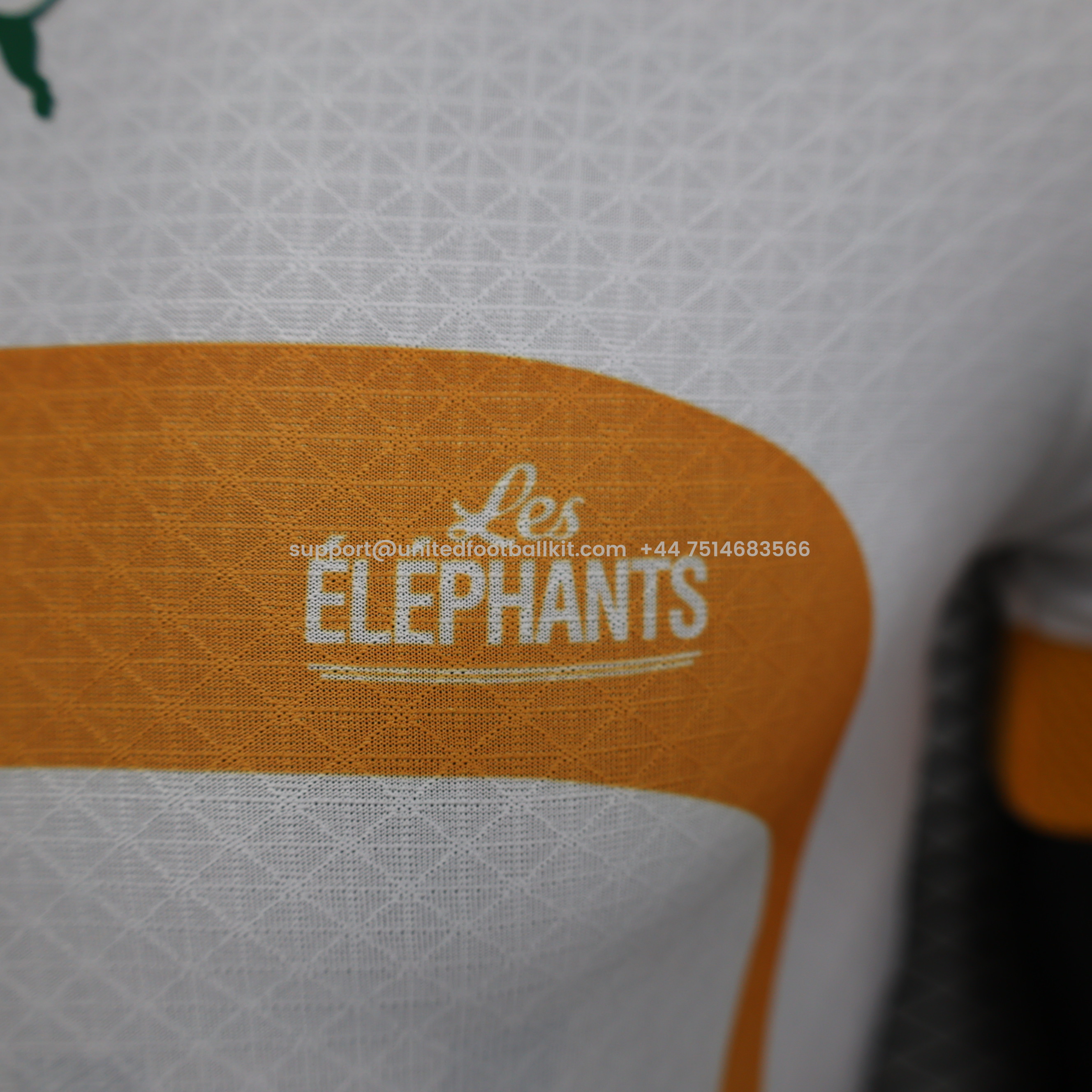 Unitedfootballkit.com | Cote d'Ivoire 22-23 Away Stadium Jersey - Player Version -Customize Name, Number and Patch | Worldwide Shipping