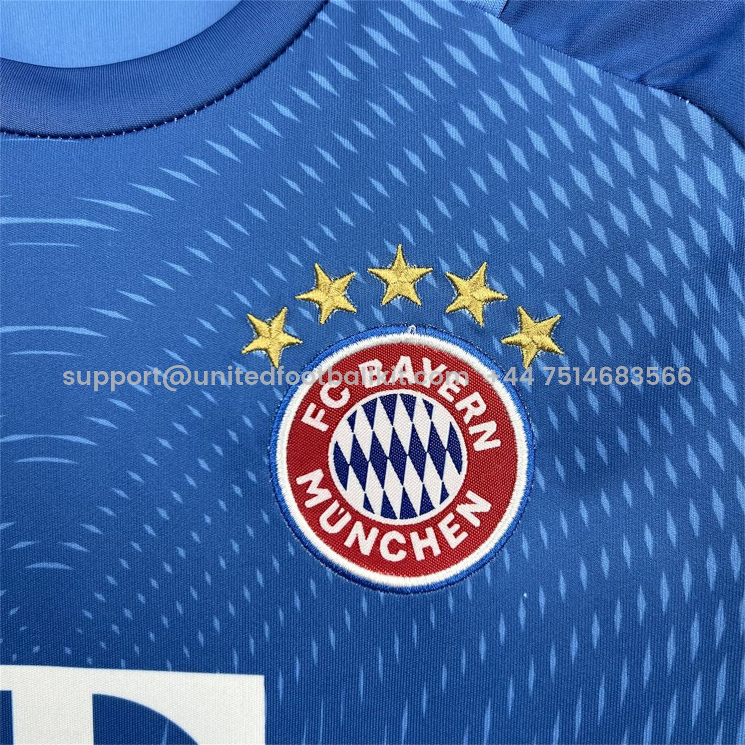 Unitedfootballkit.com | Bayern Munich 25-26 Blue Goalkeeper Kids Kit -Customize Name, Number and Patch | Worldwide Shipping
