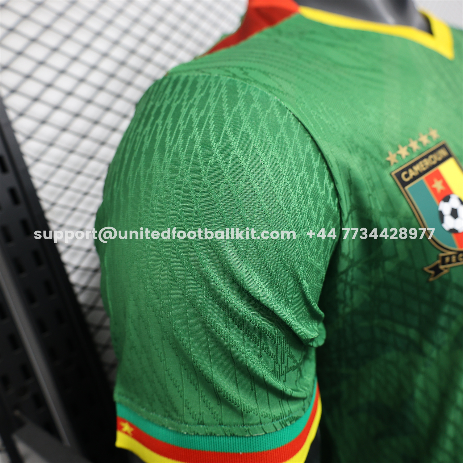 Unitedfootballkit.com | Cameroon 25-26 Home Jersey - Player Version -Customize Name, Number and Patch | Worldwide Shipping