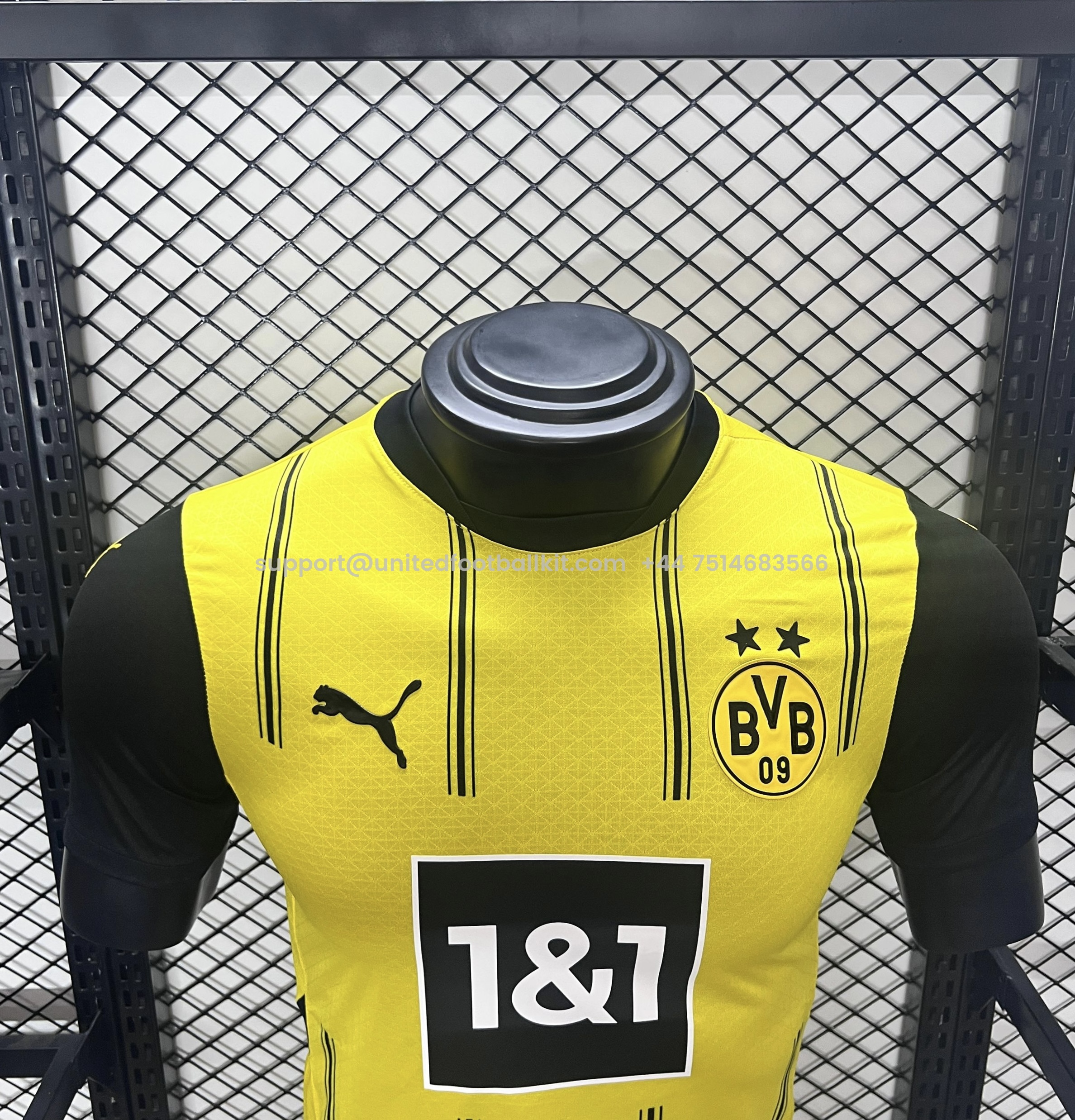Unitedfootballkit.com | Dortmund 24-25 Home Stadium Jersey - Player Version -Customize Name, Number and Patch | Worldwide Shipping