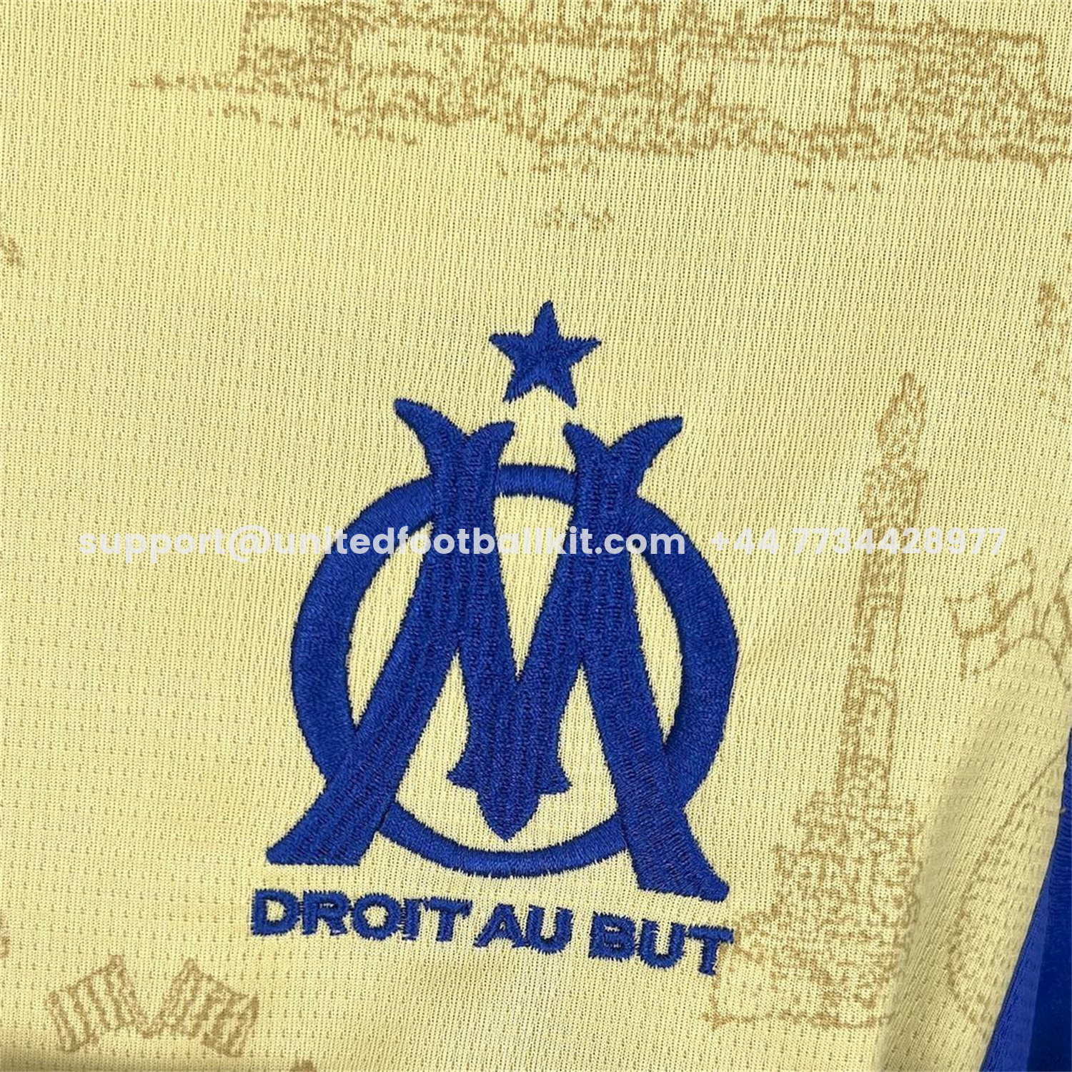 Unitedfootballkit.com | Marseille 25-26 Fourth Jersey - Fans Version -Customize Name, Number and Patch | Worldwide Shipping