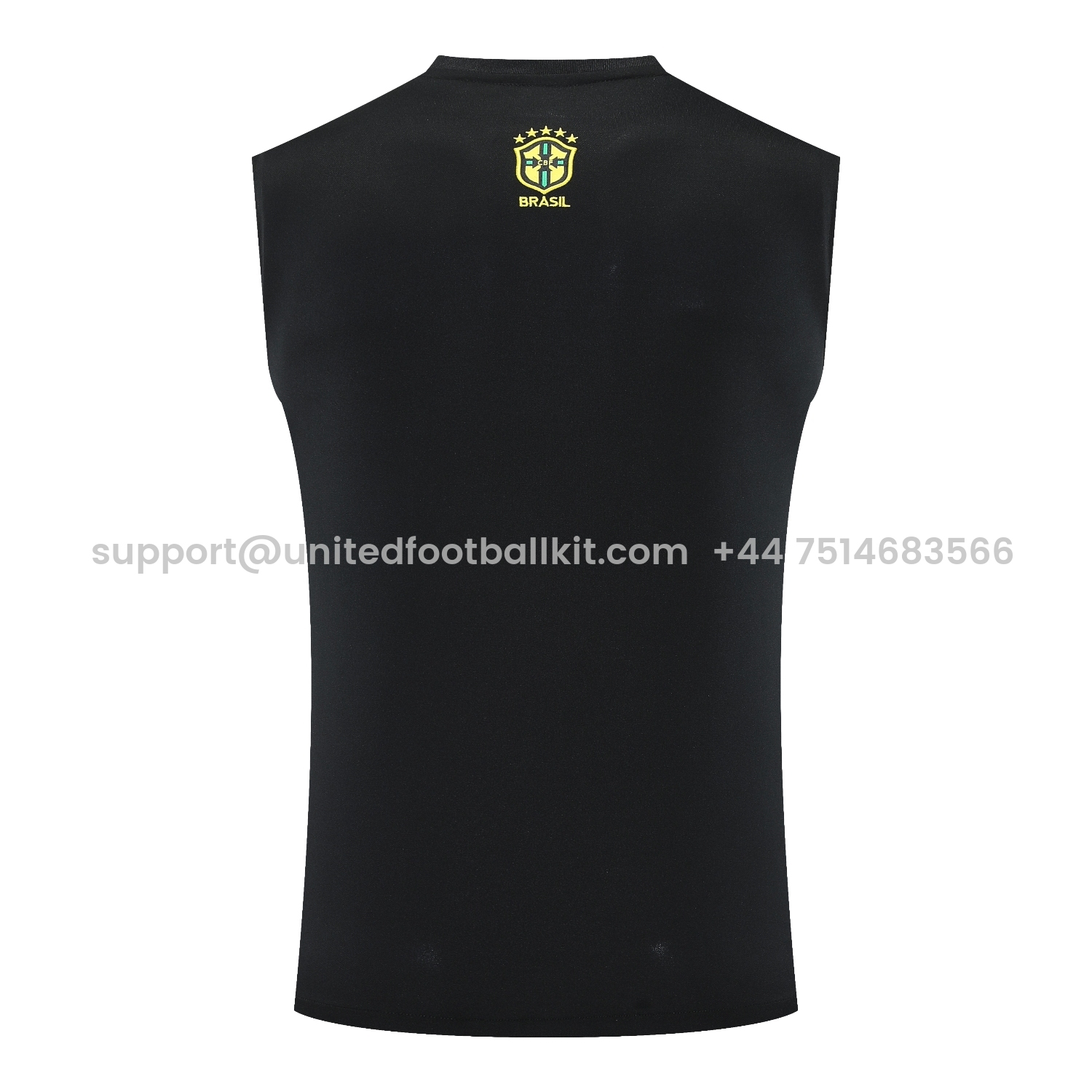 Unitedfootballkit.com | Brazil 25-26 Gray Jesus Statue Vest Training Set - Gray Vest & Black Shorts -Customize Name, Number and Patch | Worldwide Shipping
