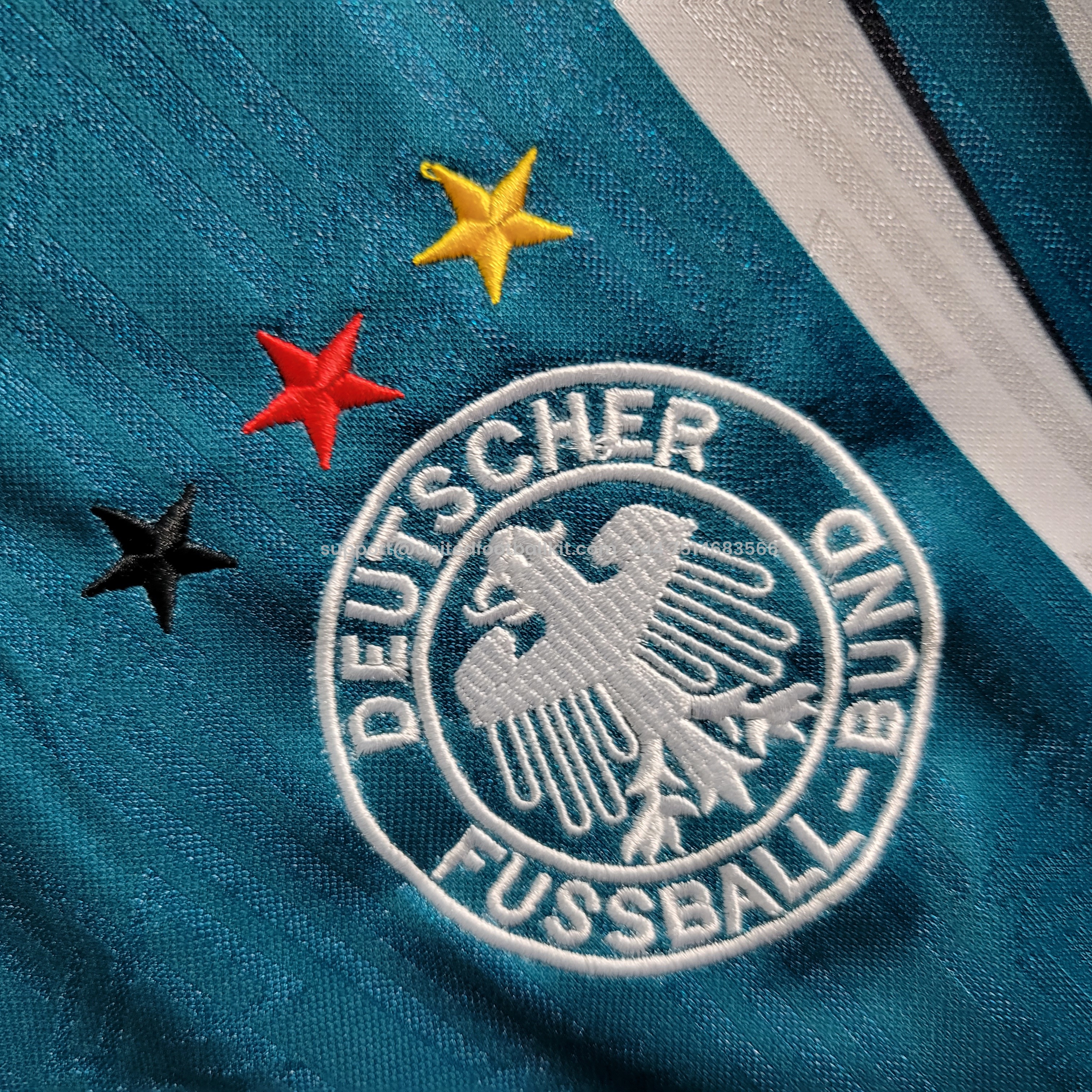 Unitedfootballkit.com | Retro Germany 1996 Away Stadium Jersey -Customize Name, Number and Patch | Worldwide Shipping