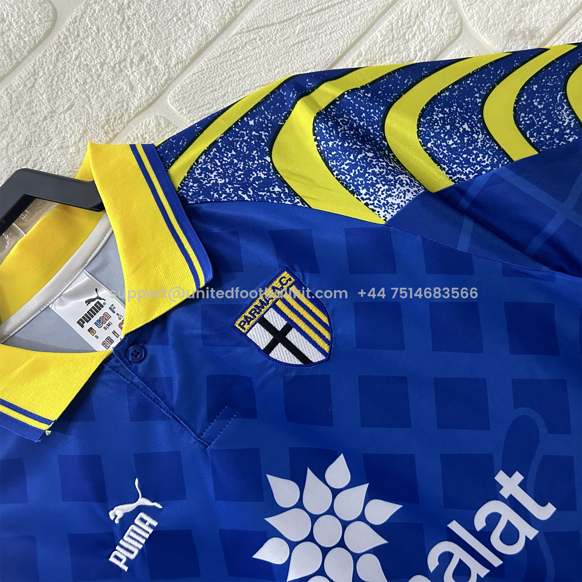 Unitedfootballkit.com | Retro Parma 1995-96 Third Jersey - Fans Version -Customize Name, Number and Patch | Worldwide Shipping