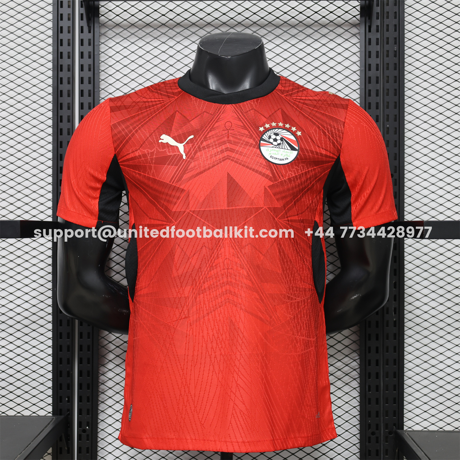 Unitedfootballkit.com | Egypt 2026 Home Jersey - Player Version -Customize Name, Number and Patch | Worldwide Shipping