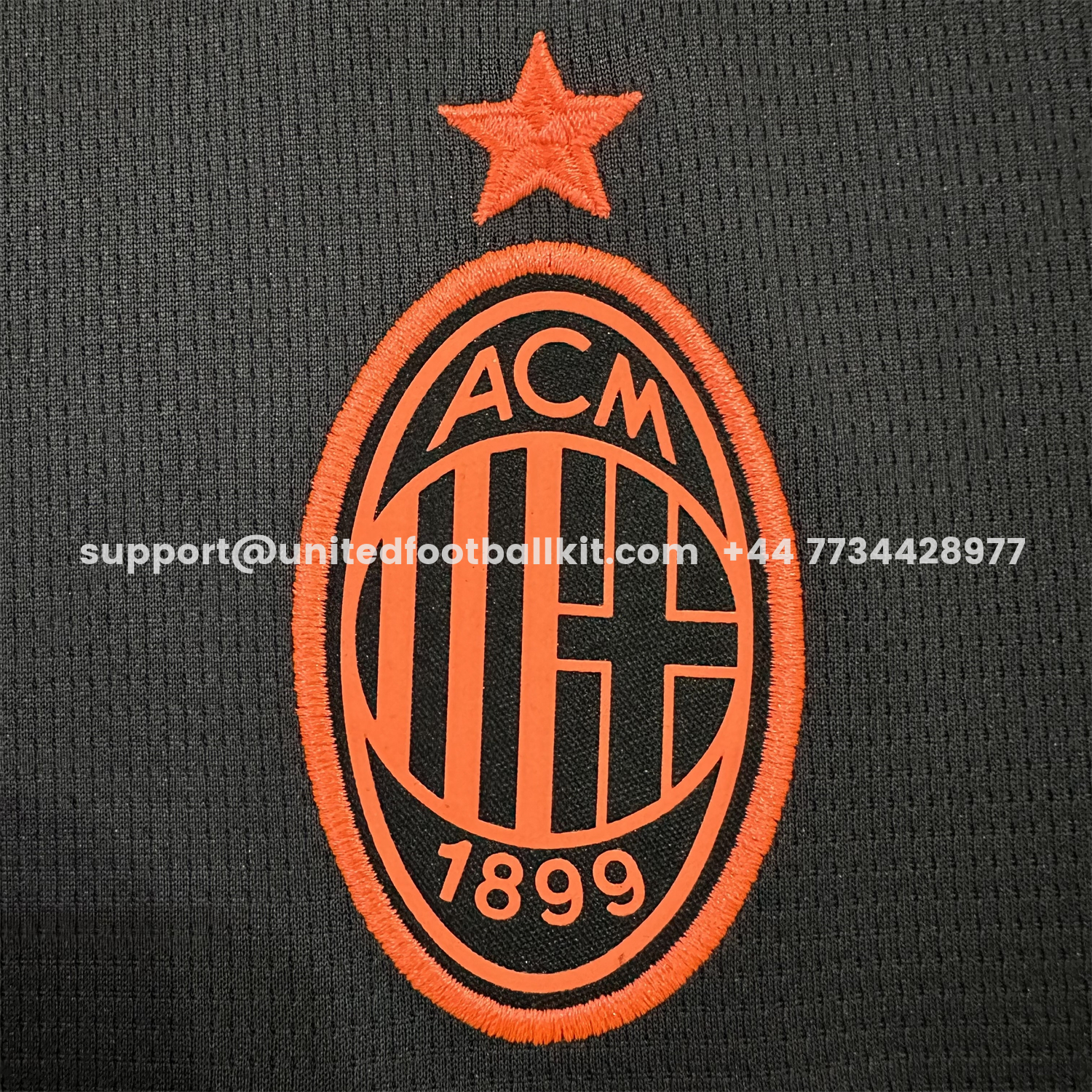 Unitedfootballkit.com | AC Milan 26-27 Third Black Jersey - Fans Version -Customize Name, Number and Patch | Worldwide Shipping