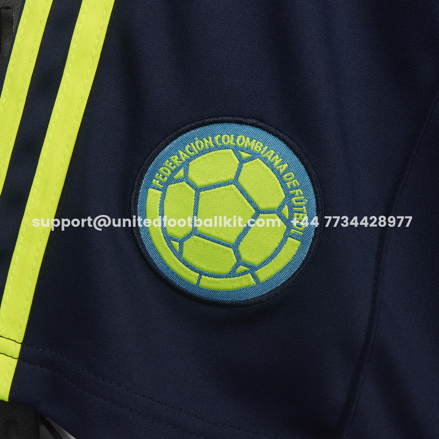 Unitedfootballkit.com | Colombia 2026 Away Shorts - Fans Version -Customize Name, Number and Patch | Worldwide Shipping