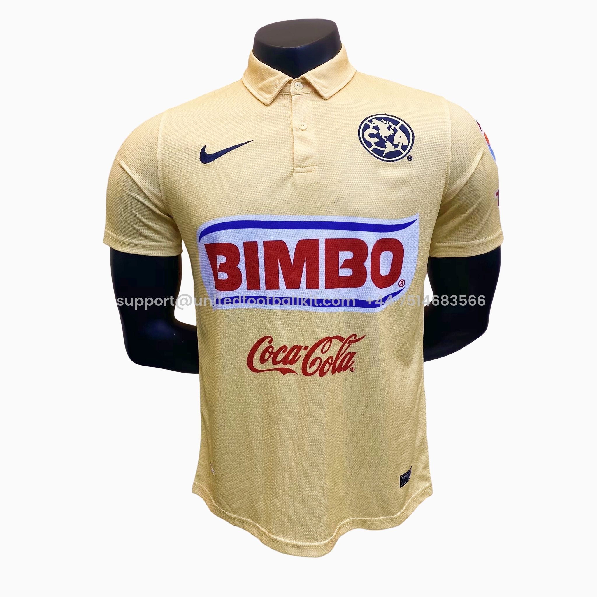 Unitedfootballkit.com | América Retro 14-15 Home Stadium Jersey -Customize Name, Number and Patch | Worldwide Shipping