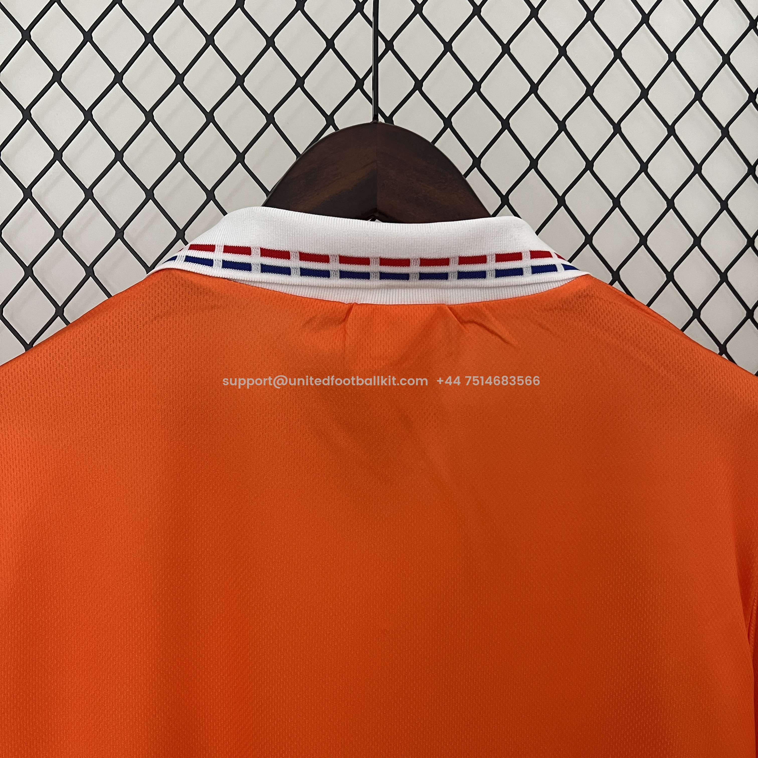 Unitedfootballkit.com | Retro Netherlands 1996 Home Jersey -Customize Name, Number and Patch | Worldwide Shipping