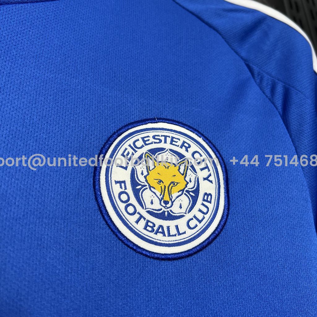 Unitedfootballkit.com | Leicester City 24-25 Home Stadium Jersey - Fans Version -Customize Name, Number and Patch | Worldwide Shipping