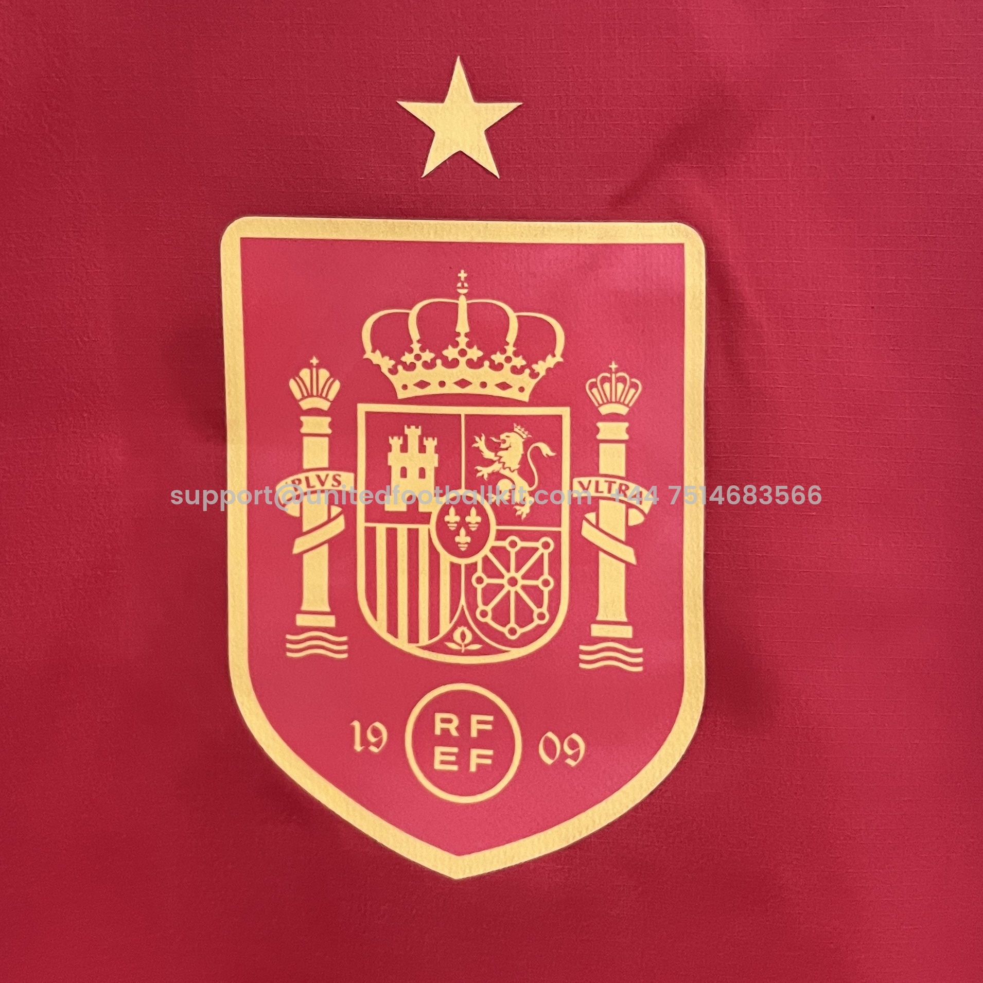 Unitedfootballkit.com | Spain 2024 Double Sided Reversible Windbreaker - Red & Yellow -Customize Name, Number and Patch | Worldwide Shipping