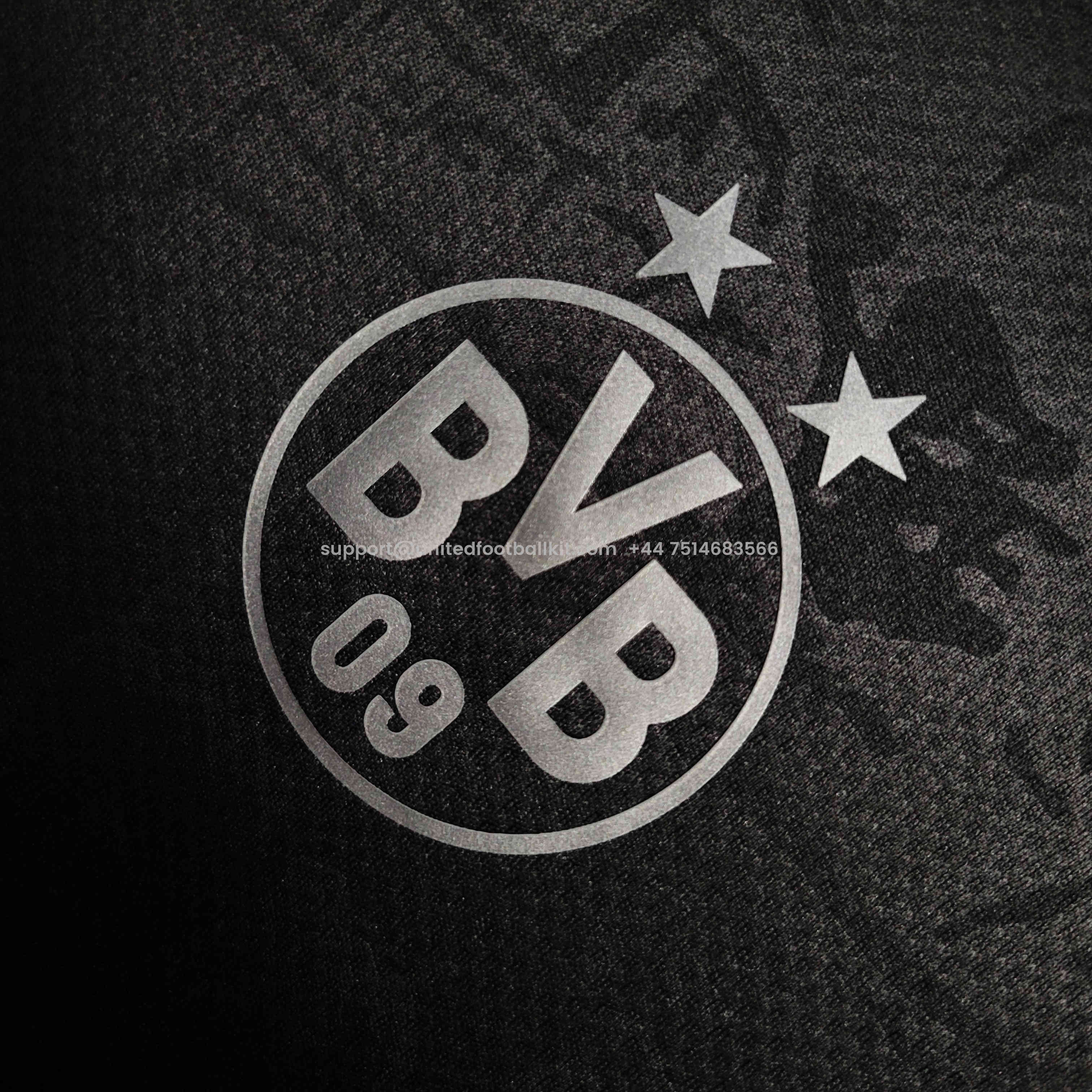 Unitedfootballkit.com | Retro Dortmund 2022-23 Black Special Edition Jersey -Customize Name, Number and Patch | Worldwide Shipping