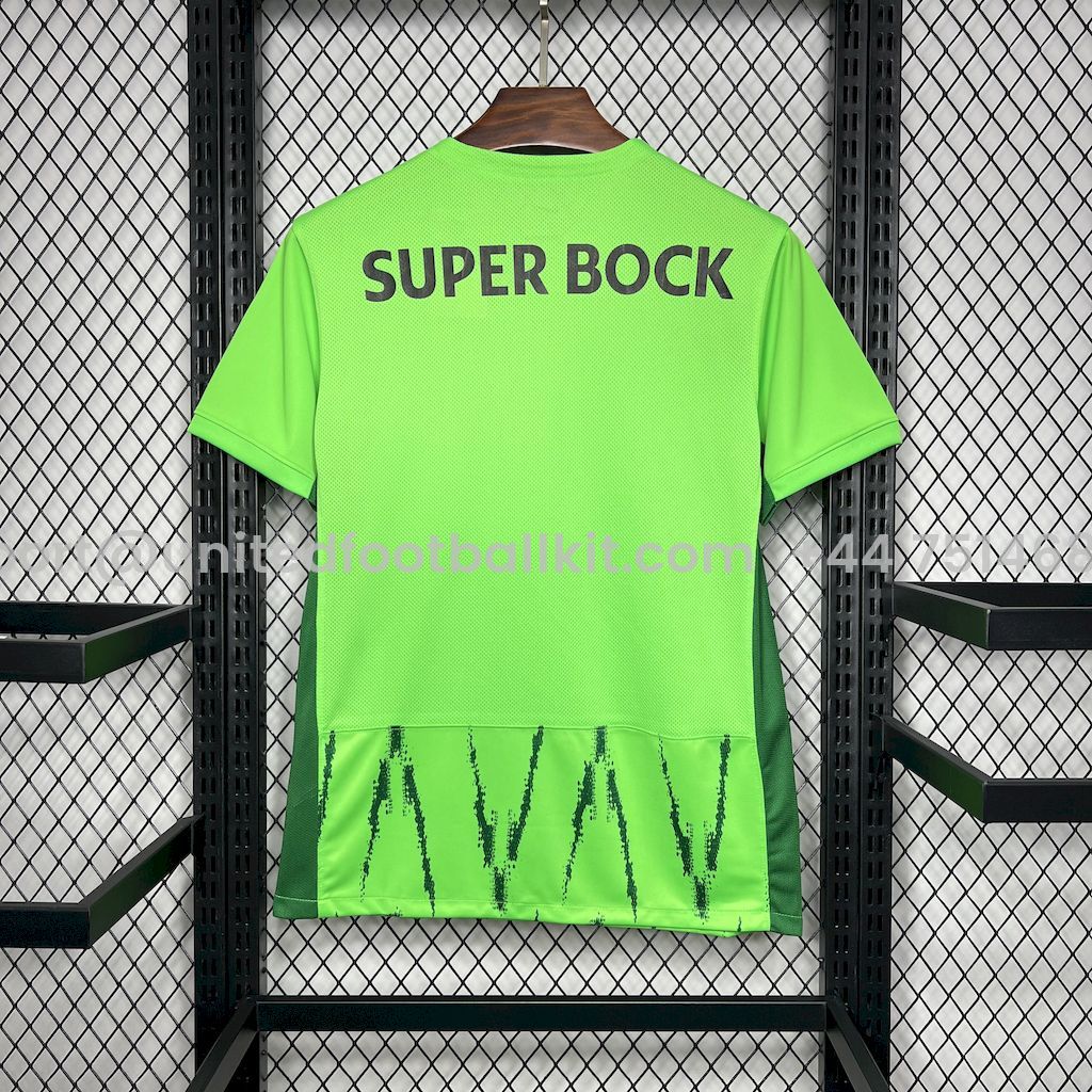 Unitedfootballkit.com | Sporting CP Portugal 24-25 Third Jersey - Fans Version -Customize Name, Number and Patch | Worldwide Shipping