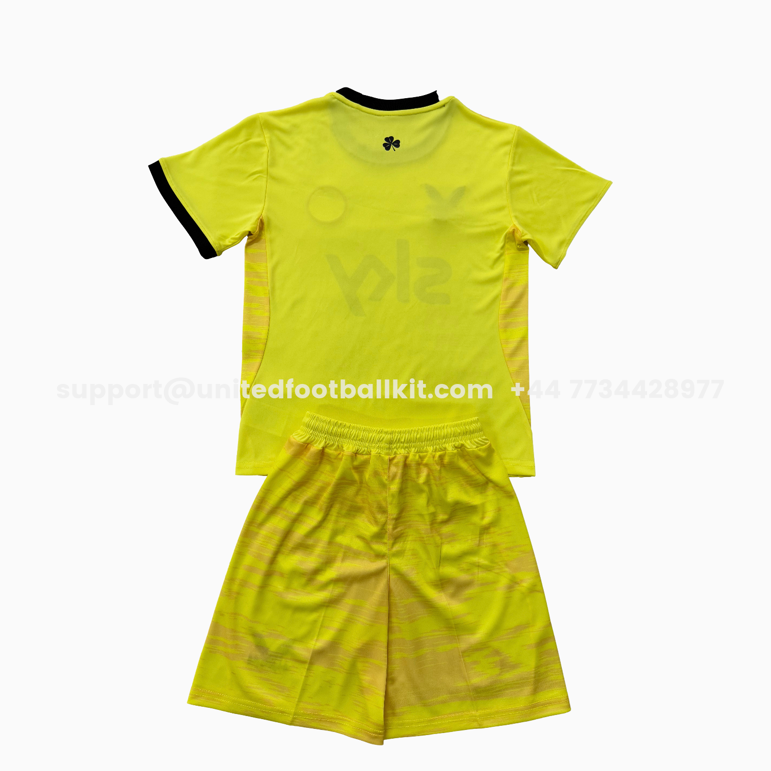 Unitedfootballkit.com | Ireland 2026 Yellow Goalkeeper Kids Kit -Customize Name, Number and Patch | Worldwide Shipping