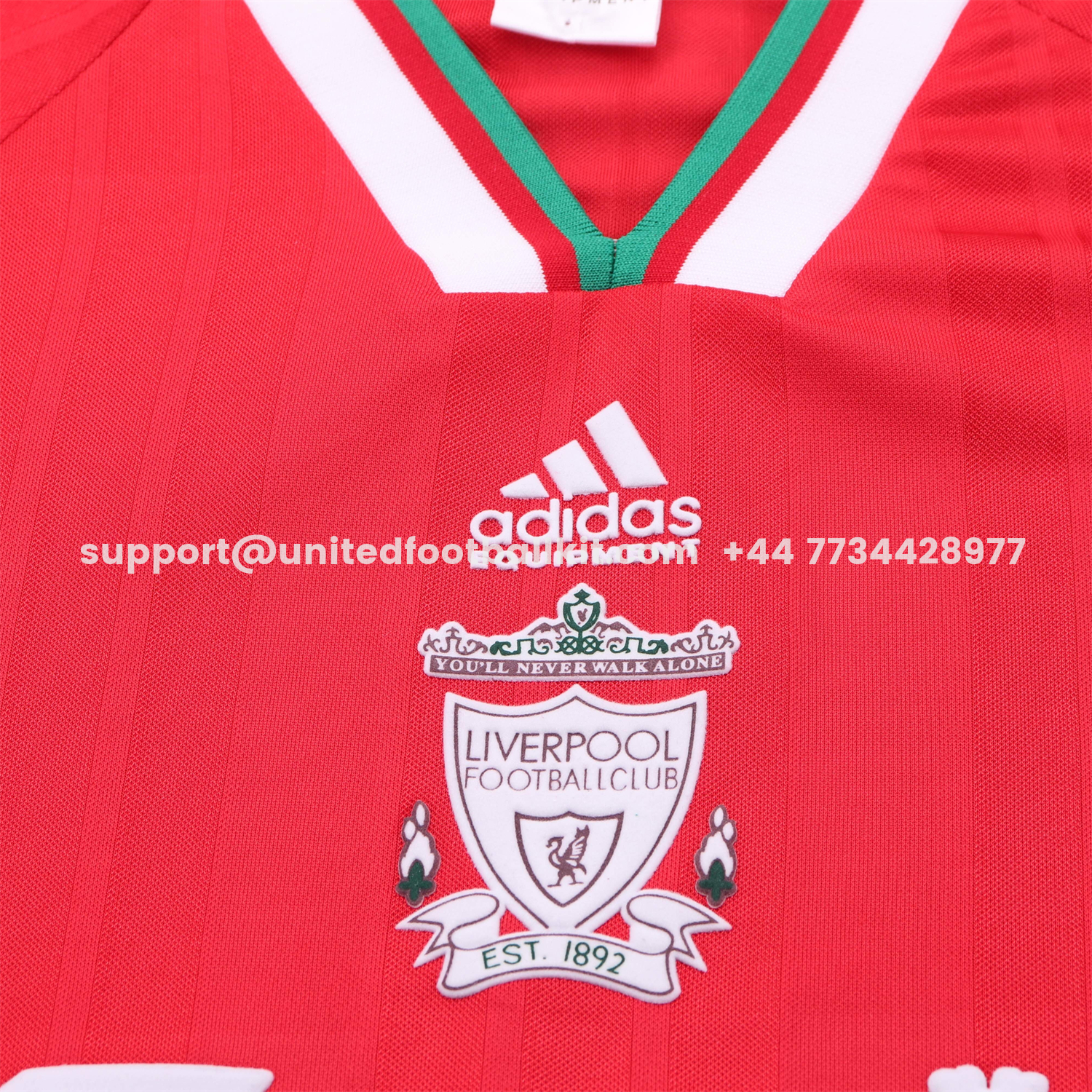 Unitedfootballkit.com | Retro Liver.pool 1993-95 Home Kids Kit -Customize Name, Number and Patch | Worldwide Shipping