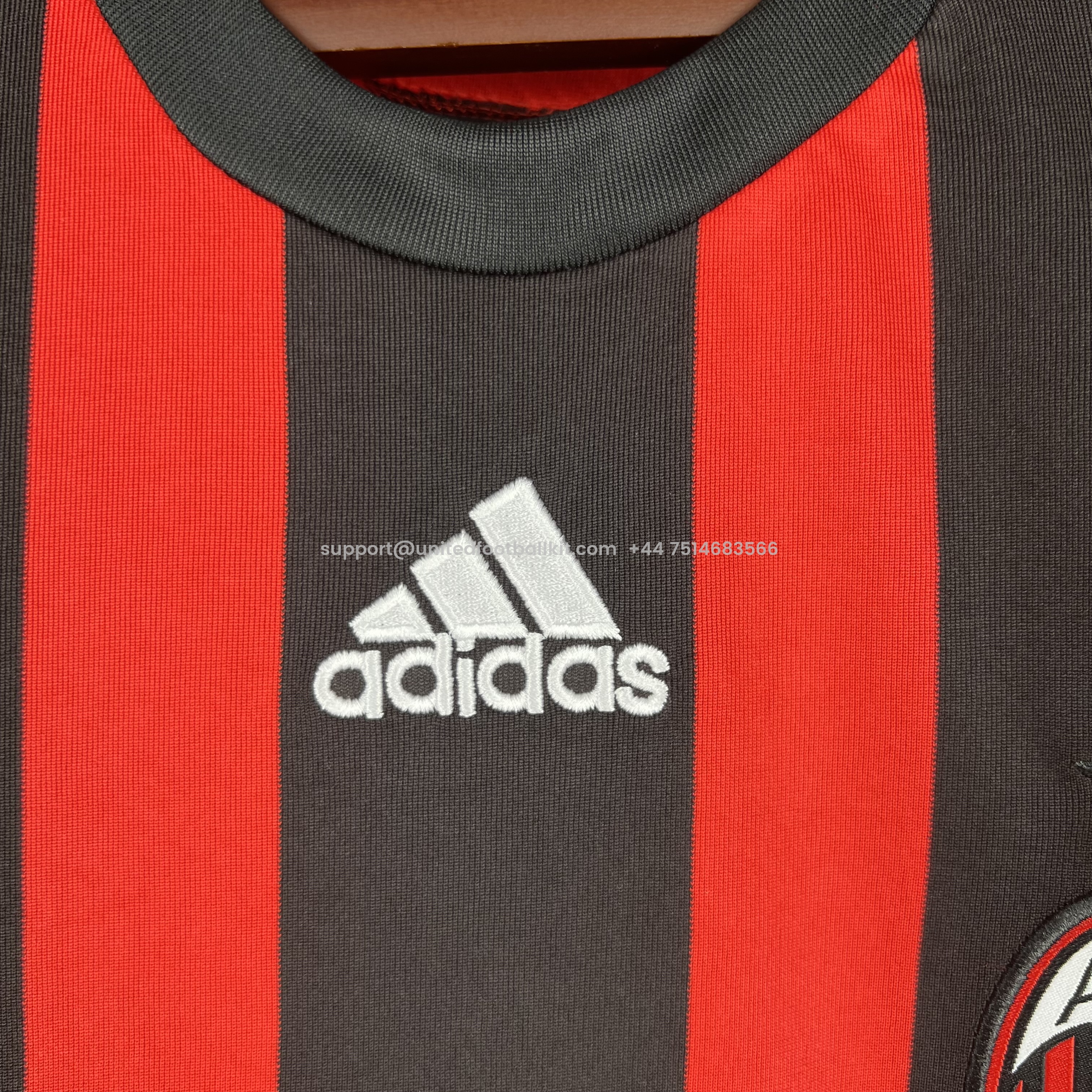 Unitedfootballkit.com | Retro AC Milan 2008-09 Home Stadium Jersey -Customize Name, Number and Patch | Worldwide Shipping