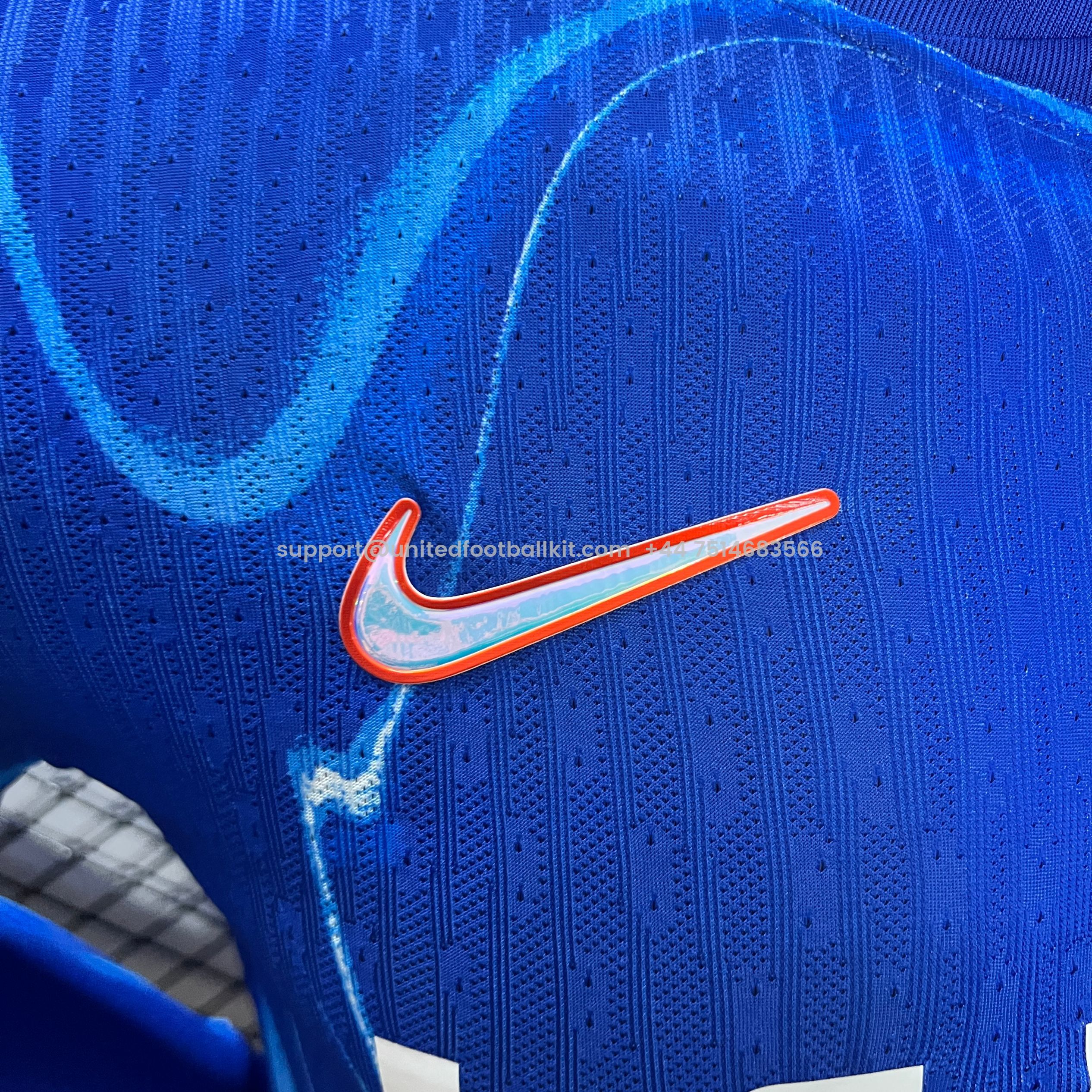 Unitedfootballkit.com | C.H.E.L.S.E.A 24-25 Home Long Sleeve Jersey - Player Version -Customize Name, Number and Patch | Worldwide Shipping